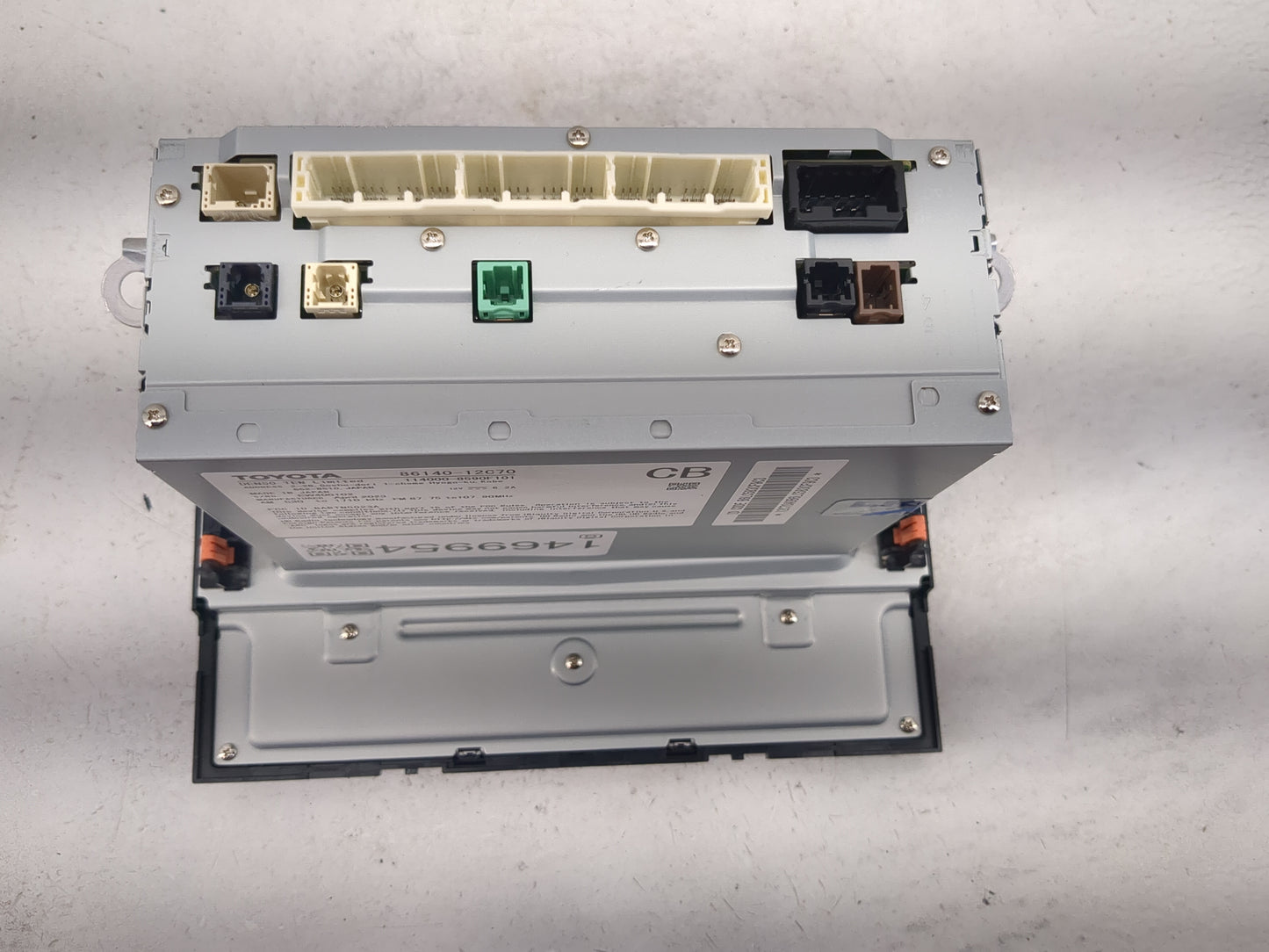 2023 Toyota Corolla Radio AM FM Cd Player Receiver Replacement P/N:86140-12C70 114000-8590F101, BABTN0023A Fits OEM Used Aut