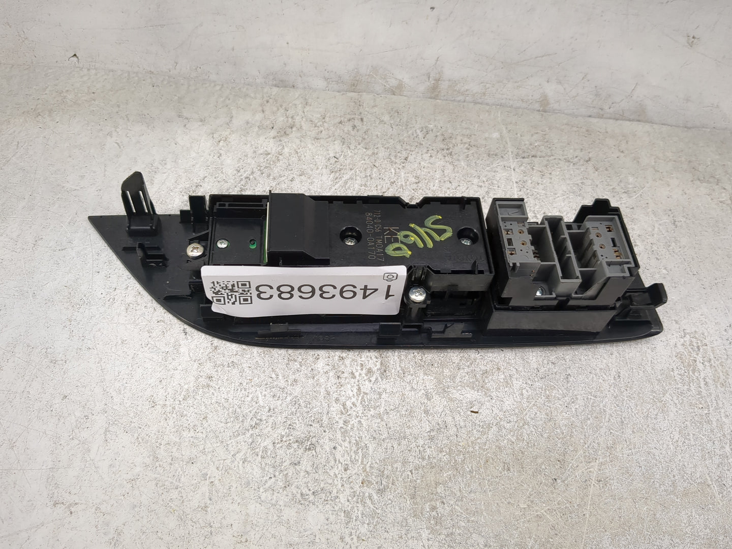 2023 Toyota Corolla Master Power Window Switch Replacement Driver Side Left P/N:84040-0A170 712-0 C56 TM0A17 Fits OEM Used A