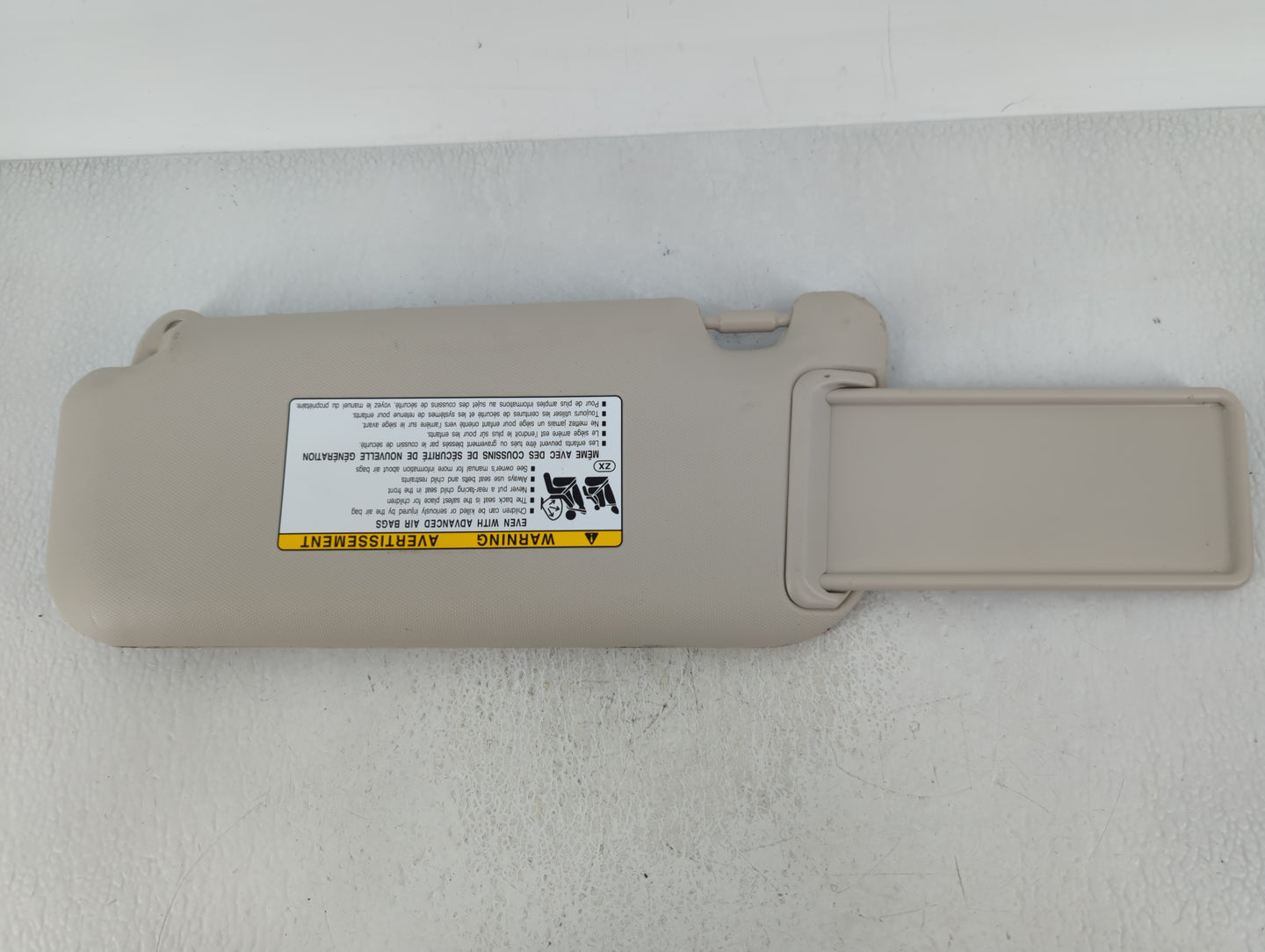 2019-2022 Toyota Corolla Sun Visor Shade Replacement Passenger Right Mirror Fits Fits 2019 2020 2021 2022 OEM Used Auto Part
