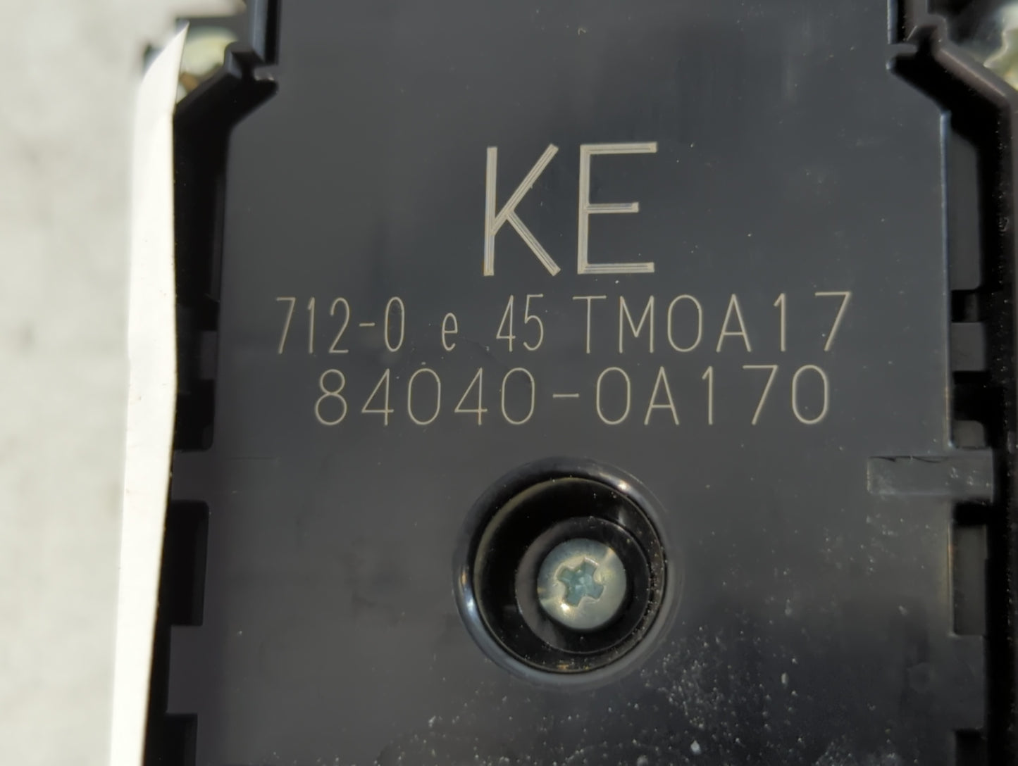 2023 Toyota Corolla Master Power Window Switch Replacement Driver Side Left P/N:84040-0A170 Fits OEM Used Auto Parts - Oemus