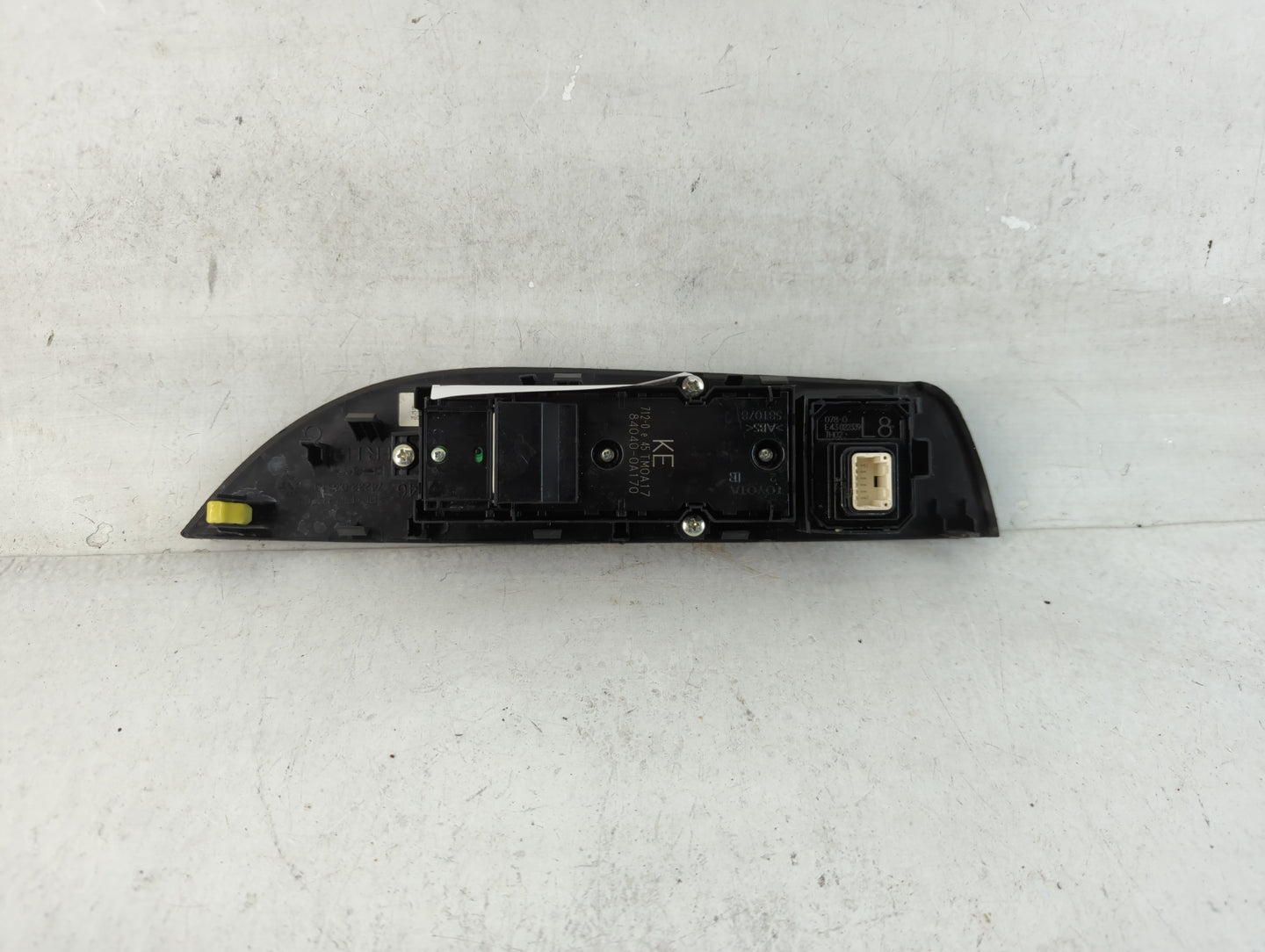 2023 Toyota Corolla Master Power Window Switch Replacement Driver Side Left P/N:84040-0A170 Fits OEM Used Auto Parts - Oemus