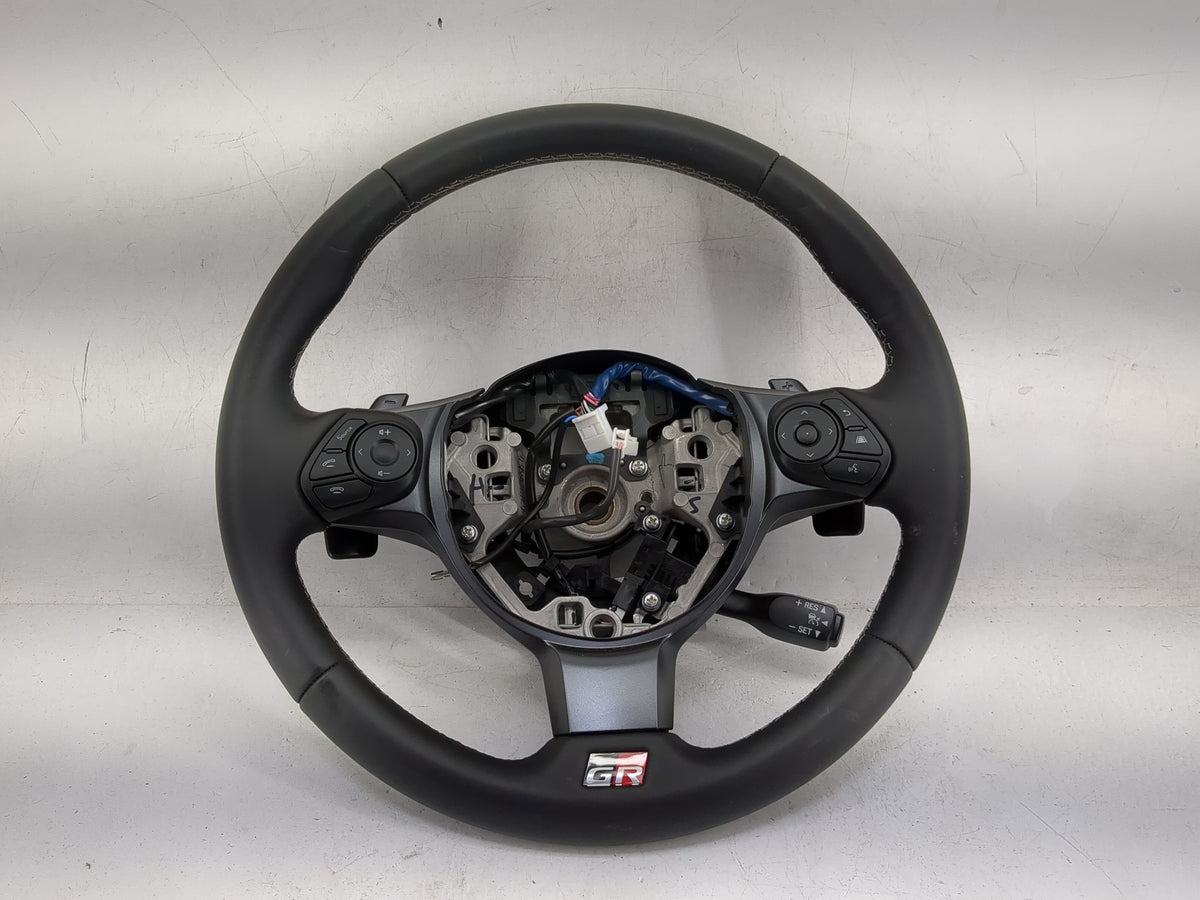 2022-2022 Toyota Gr86 Steering Wheel Oem Black 1480465 - Oemusedautoparts1.com