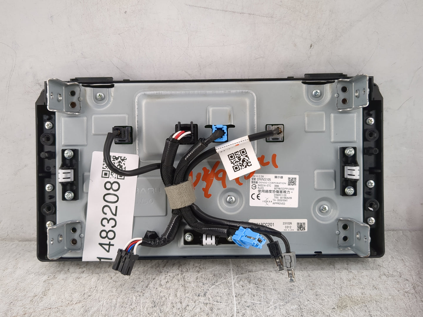 2023 Toyota Gr86 Radio AM FM Cd Player Receiver Replacement P/N:86213CC201 462200-0666, DNNS105 Fits OEM Used Auto Parts - O