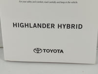 2023 Toyota Highlander Owners Manual Book Guide P/N:01999-48M56 OEM Used Auto Parts - Oemusedautoparts1.com
