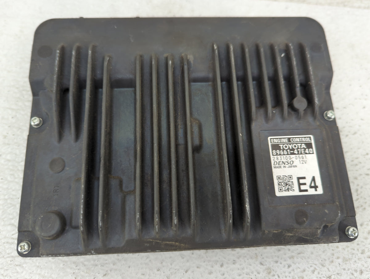 2023 Toyota Prius PCM Engine Control Computer ECU ECM PCU OEM P/N:89661-47E40 283100-0561 OEM Used Auto Parts - Oemusedautop