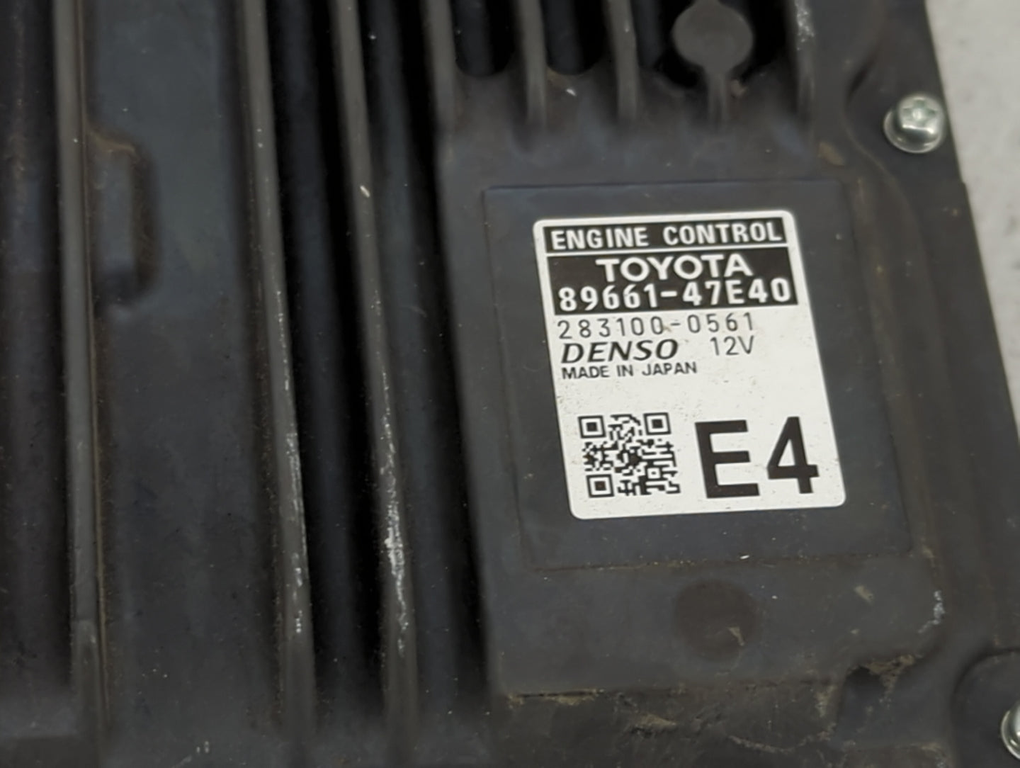 2023 Toyota Prius PCM Engine Control Computer ECU ECM PCU OEM P/N:89661-47E40 283100-0561 Fits OEM Used Auto Parts - Oemused