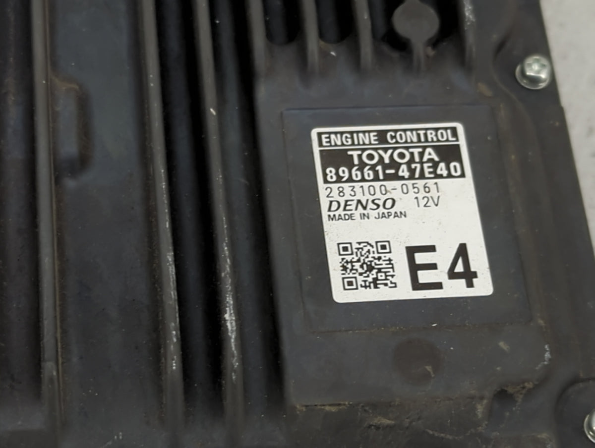 2023 Toyota Prius PCM Engine Control Computer ECU ECM PCU OEM P/N:89661-47E40 283100-0561 OEM Used Auto Parts - Oemusedautop