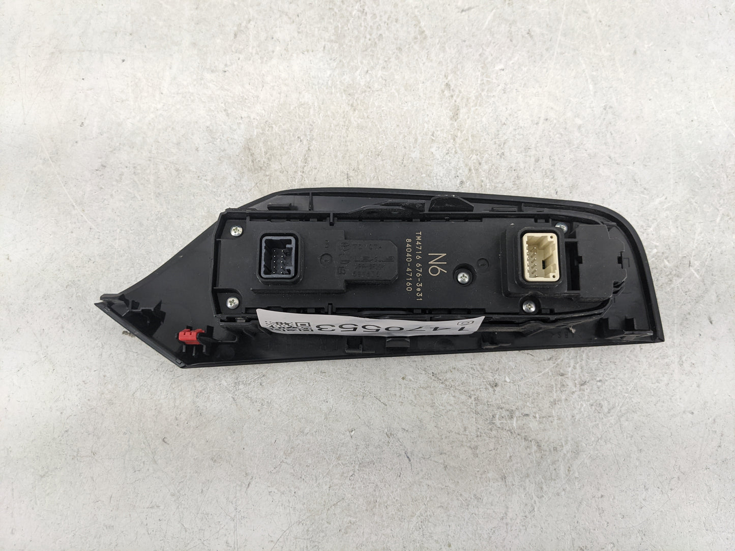 2023 Toyota Prius Master Power Window Switch Replacement Driver Side Left P/N:84040-47160 TM4716 676-3e31 Fits OEM Used Auto