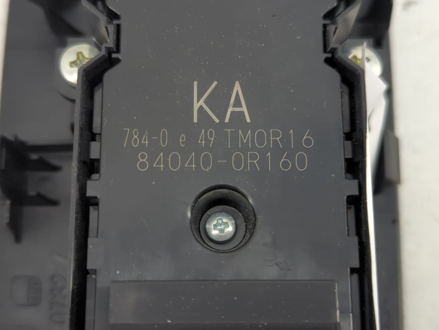 2023 Toyota Rav4 Master Power Window Switch Replacement Driver Side Left P/N:84040-0R160 Fits OEM Used Auto Parts - Oemuseda