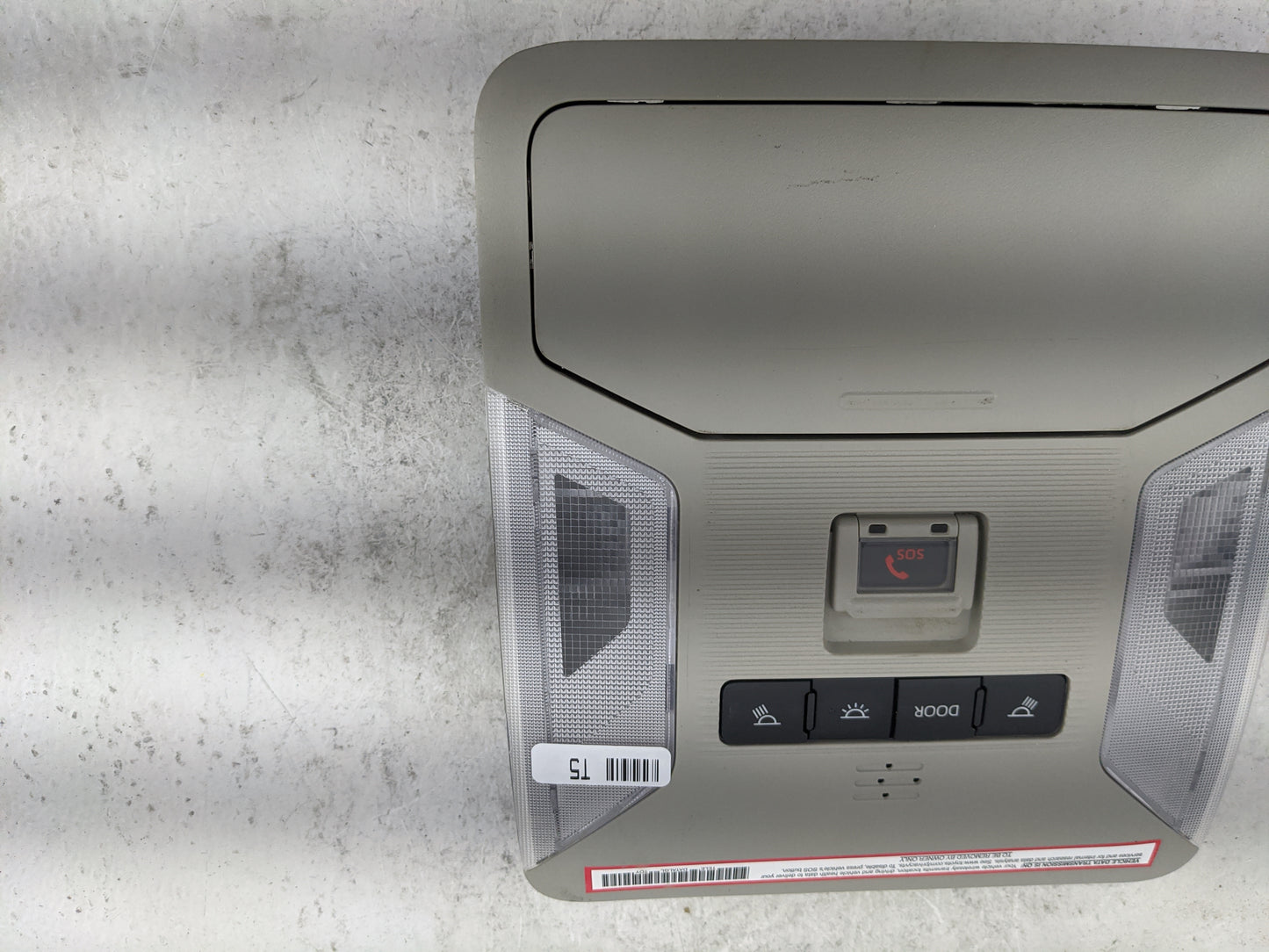 2023 Toyota Rav4 Overhead Roof Console Tan - Oemusedautoparts1.com