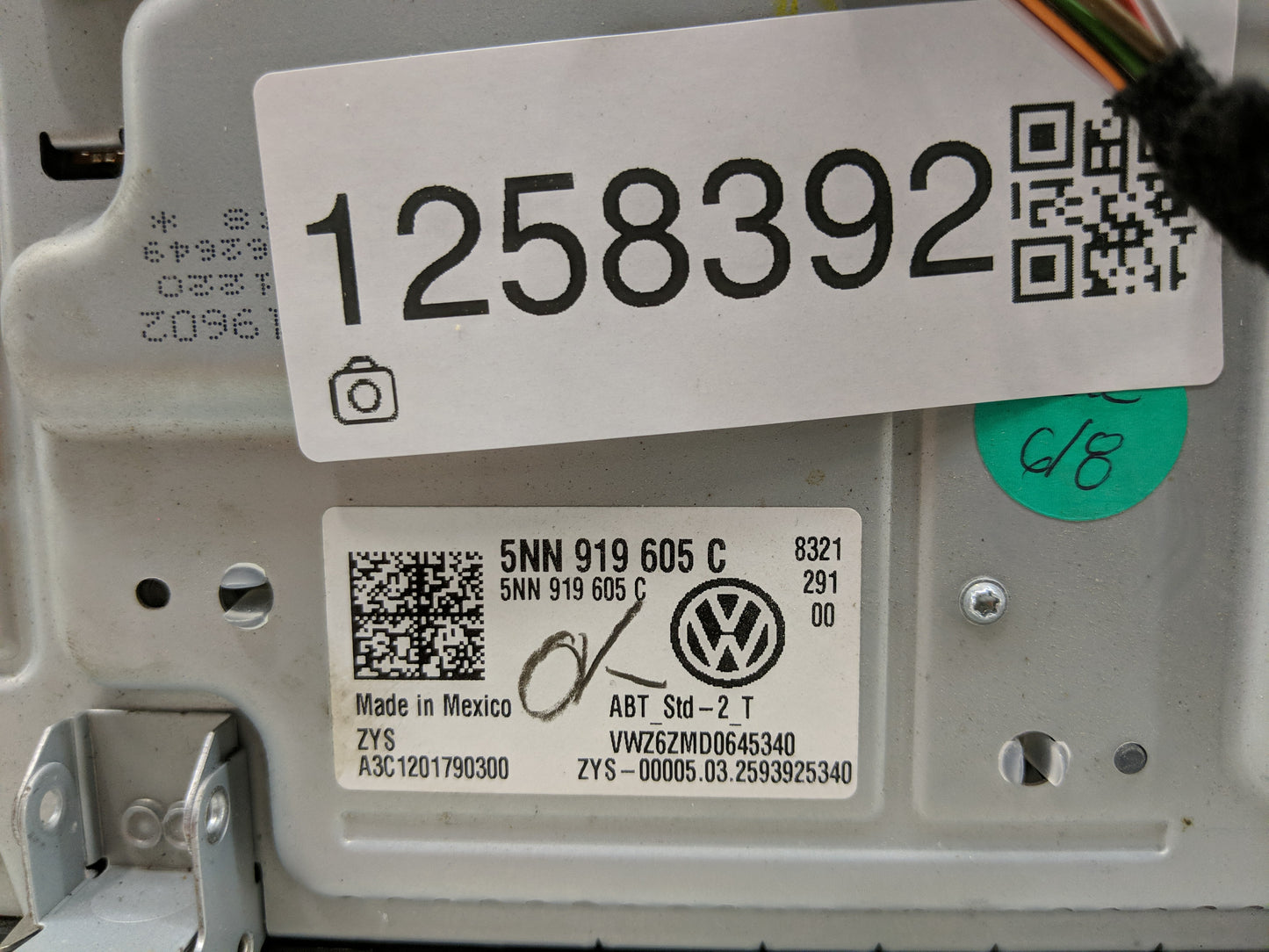 2018-2022 Volkswagen Atlas Information Display Screen - Oemusedautoparts1.com