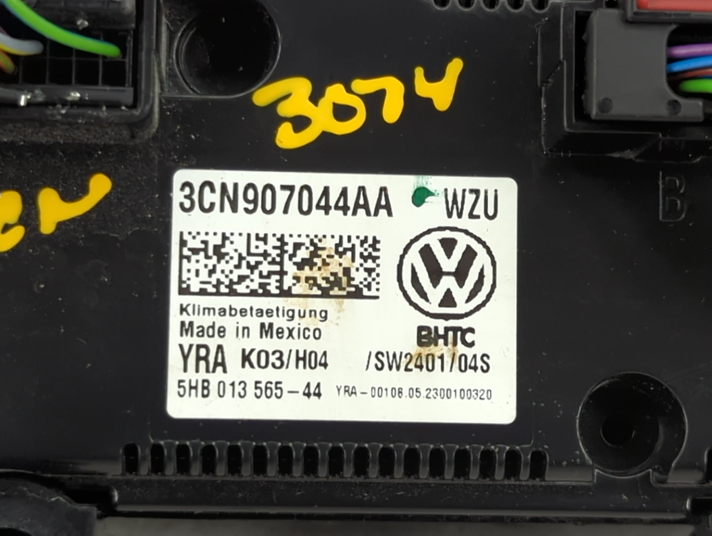 2023 Volkswagen Atlas Climate Control Module Temperature AC/Heater Replacement P/N:3CN907044AA Fits OEM Used Auto Parts - Oe