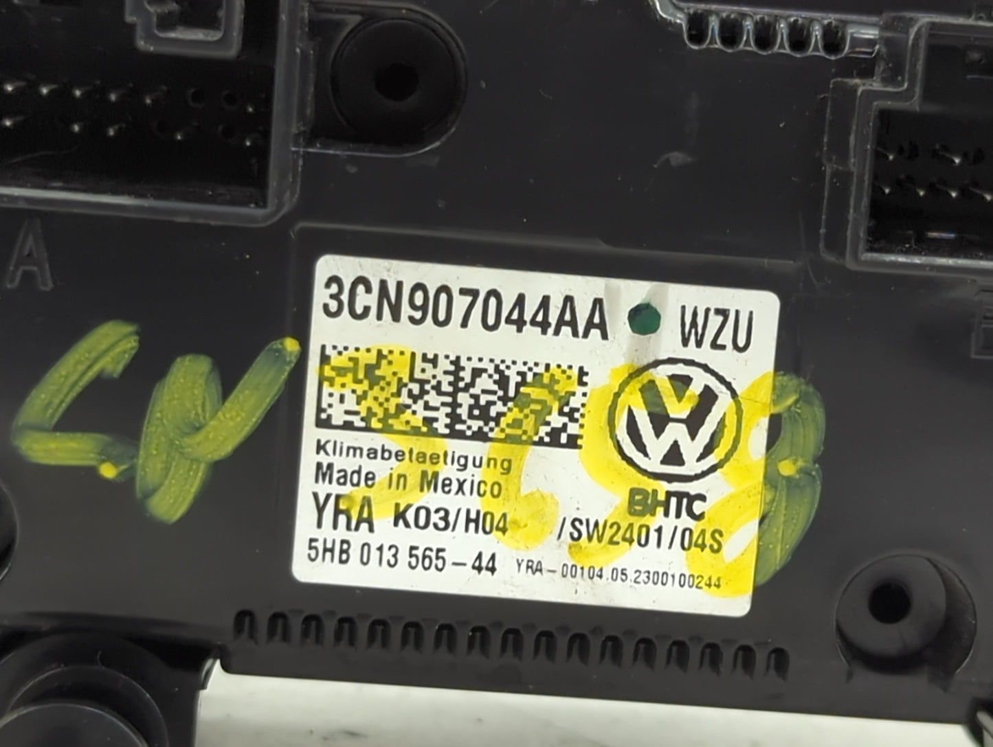 2023 Volkswagen Atlas Climate Control Module Temperature AC/Heater Replacement P/N:3CN907044AA Fits OEM Used Auto Parts - Oe