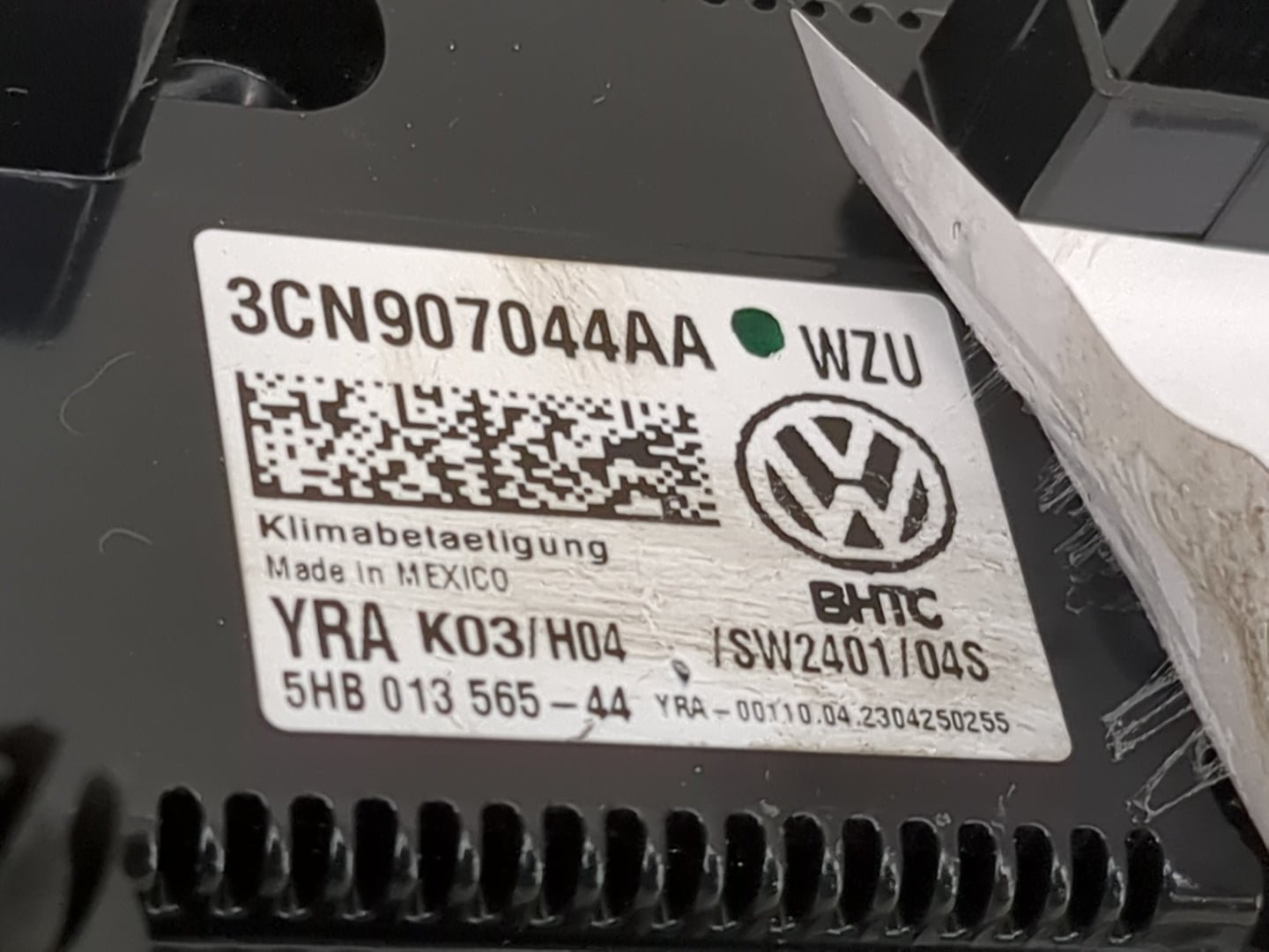 2023 Volkswagen Atlas Climate Control Module Temperature AC/Heater Replacement P/N:3CN907044AA 5HB01356544 Fits OEM Used Aut
