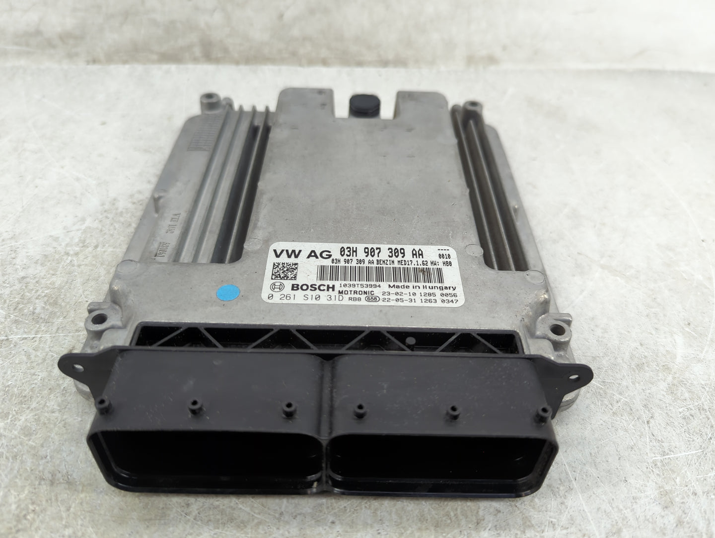 2023 Volkswagen Atlas Cross Sport PCM Engine Control Computer ECU ECM PCU OEM P/N:03H907309AA 0261S1031D Fits OEM Used Auto 