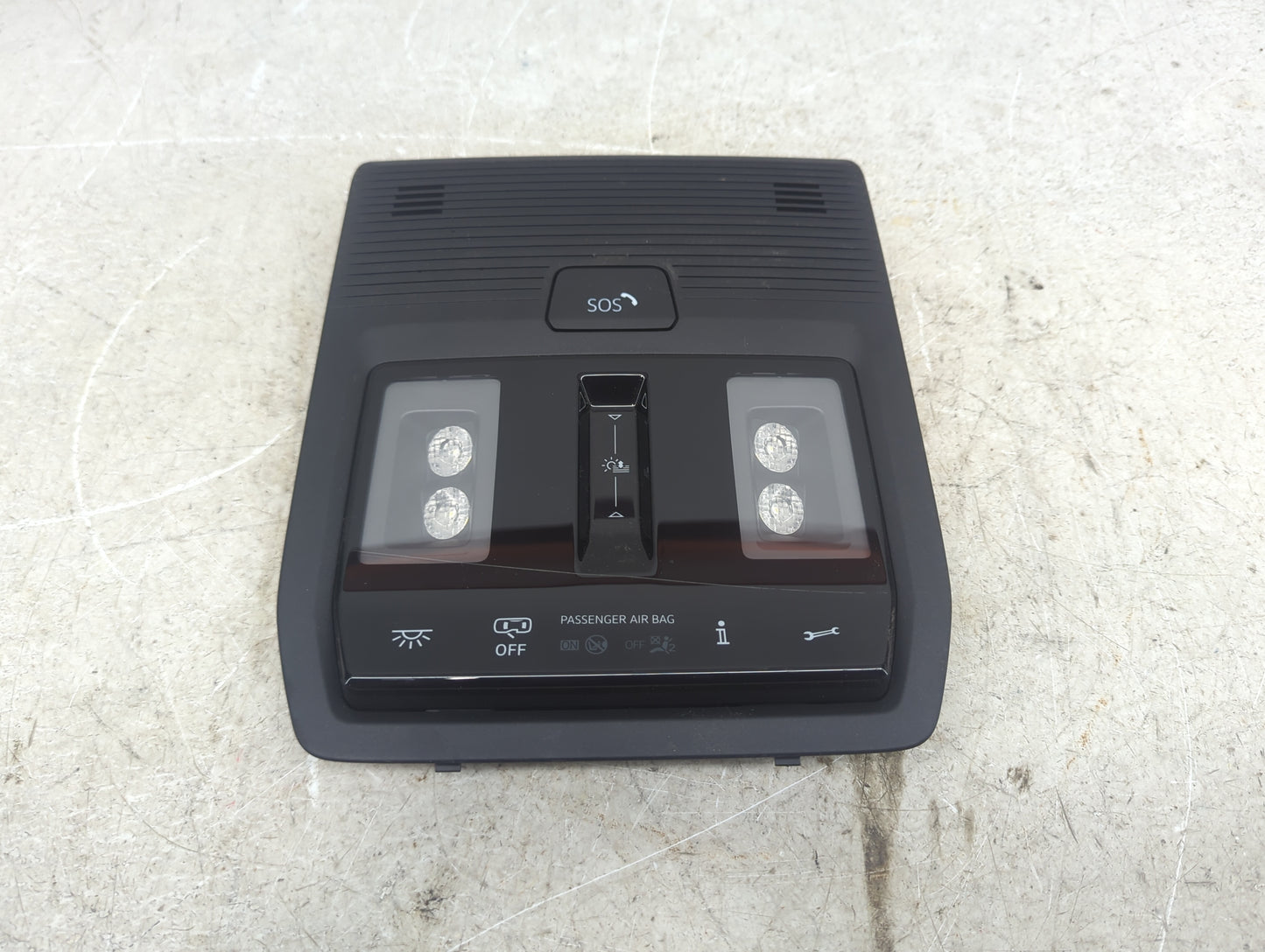2023 Volkswagen Id4 Overhead Roof Console Interior Dome Light Black - Oemusedautoparts1.com