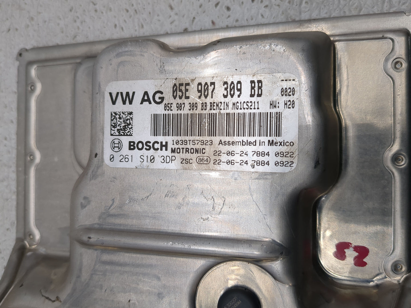 2023 Volkswagen Taos PCM Engine Control Computer ECU ECM PCU OEM P/N:05E907309BB Fits OEM Used Auto Parts - Oemusedautoparts