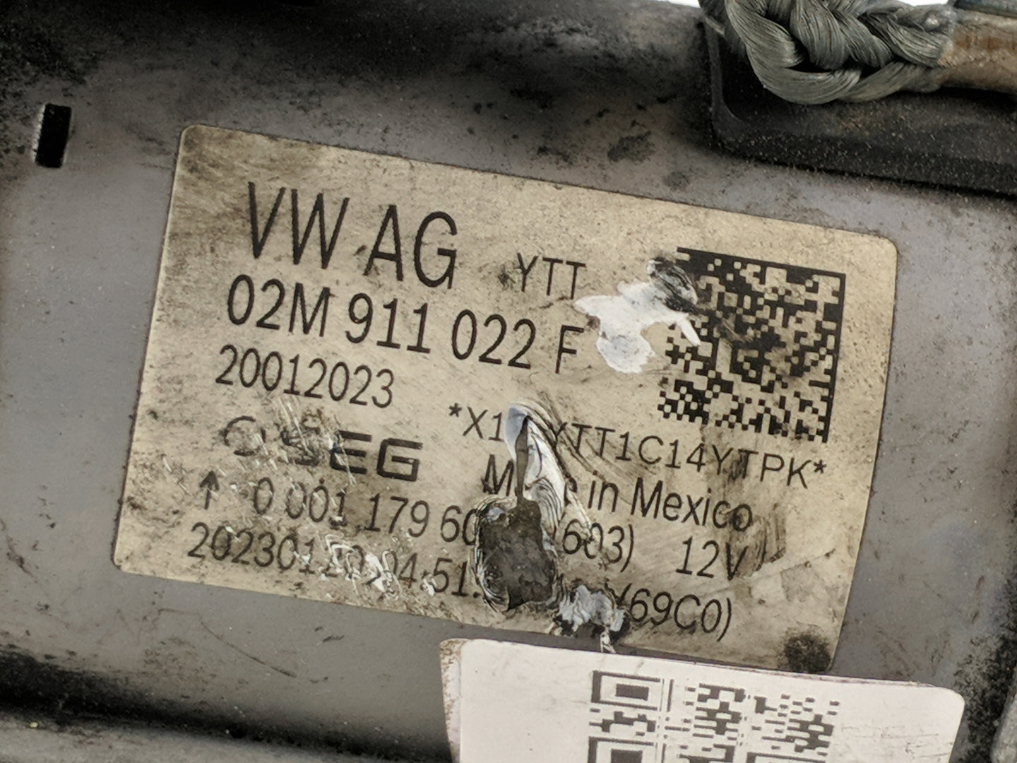 2023 Volkswagen Tiguan ABS Pump Control Module Replacement P/N:02M 911 022 F Fits OEM Used Auto Parts - Oemusedautoparts1.co