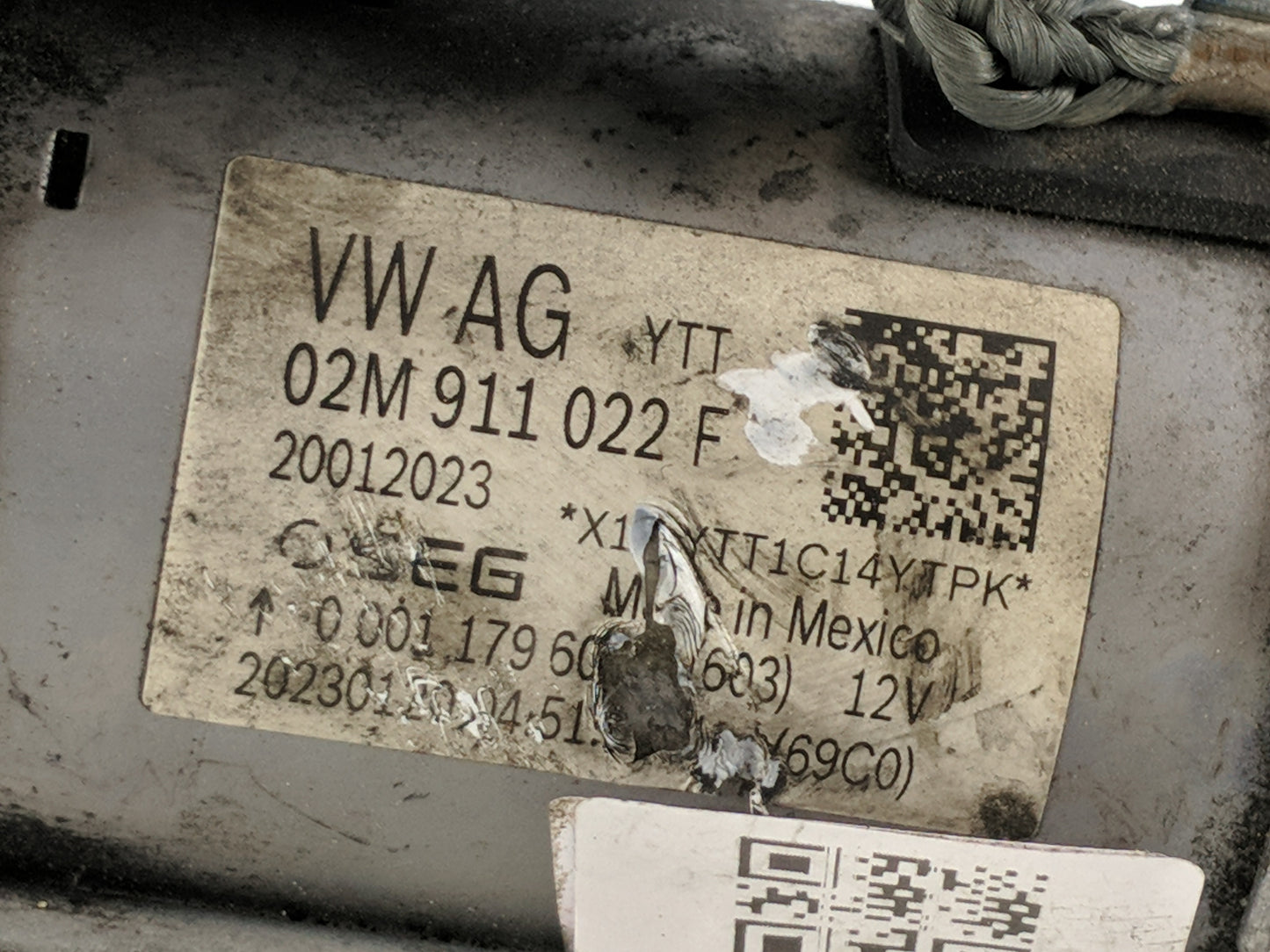 2023 Volkswagen Tiguan ABS Pump Control Module Replacement P/N:02M 911 022 F Fits OEM Used Auto Parts - Oemusedautoparts1.co