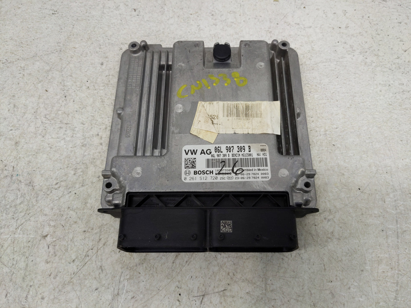2022 Volkswagen Tiguan PCM Engine Control Computer ECU ECM PCU OEM P/N:0 261 S12 720 06L 907 309 B Fits OEM Used Auto Parts 