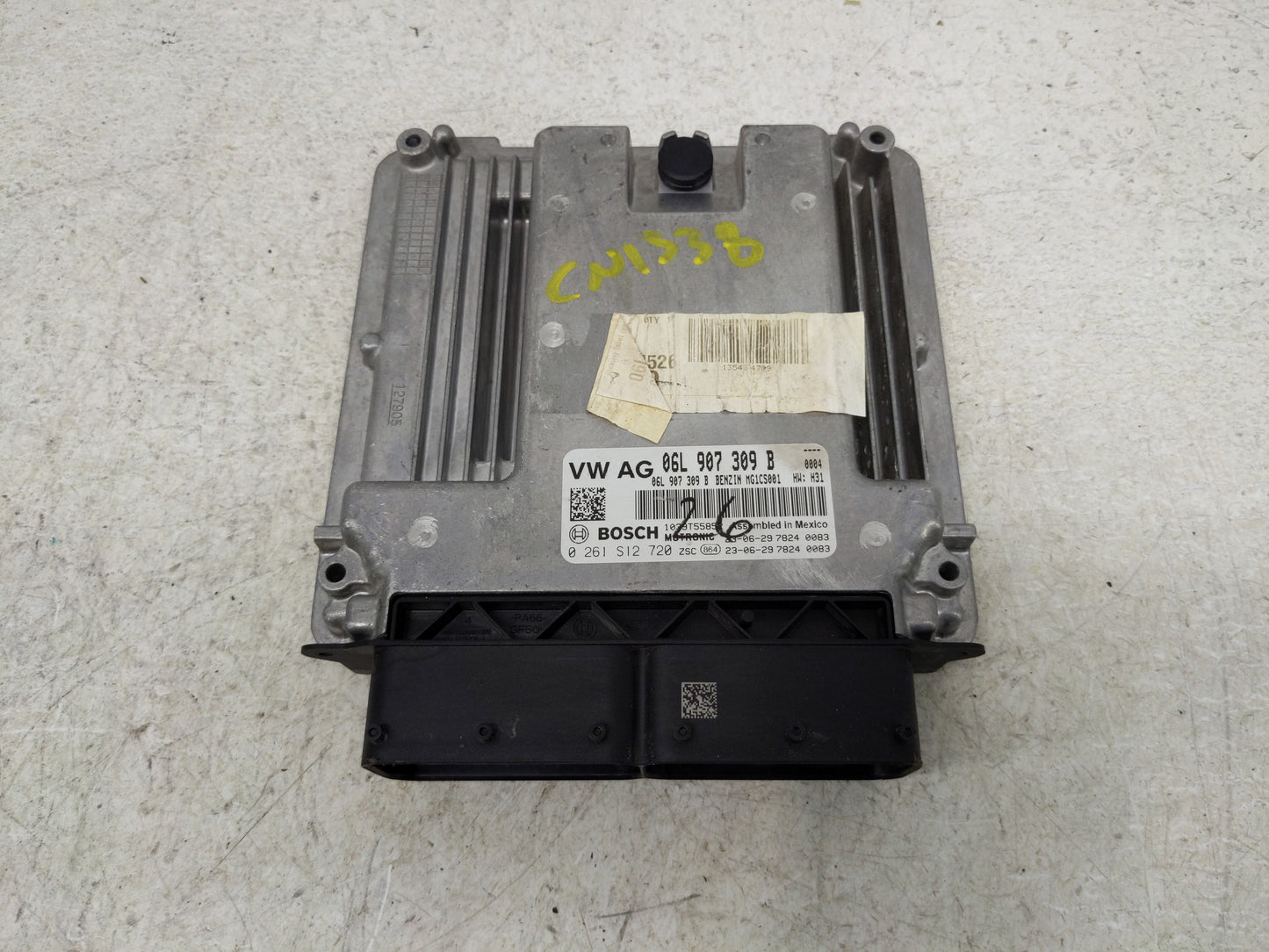 2022 Volkswagen Tiguan PCM Engine Control Computer ECU ECM PCU OEM P/N:0 261 S12 720 06L 907 309 B Fits OEM Used Auto Parts 