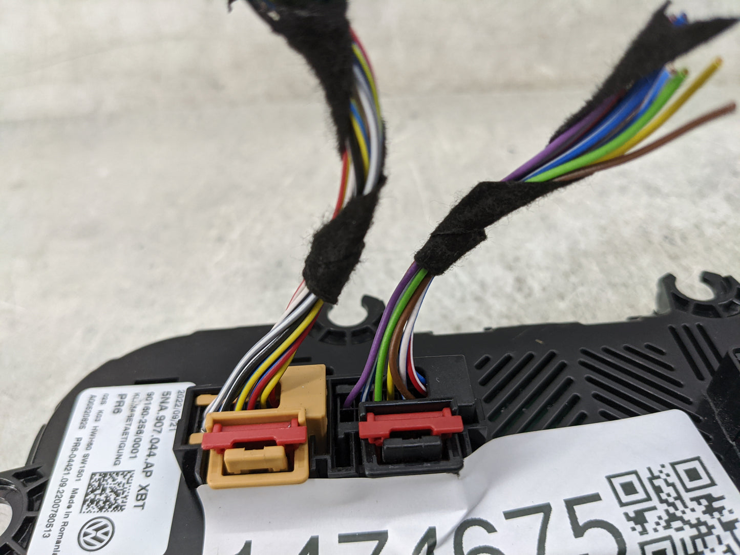 2022 Volkswagen Tiguan Climate Control Module Temperature AC/Heater Replacement P/N:5NA.907.044.AP 5NA907044AP Fits OEM Used
