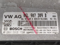 2022 Volkswagen Tiguan PCM Engine Control Computer ECU ECM PCU OEM P/N:06L907309B 0261S12720 Fits OEM Used Auto Parts - Oemu