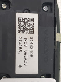 2019-2020 Volvo S60 Master Power Window Switch Replacement Driver Side Left P/N:31433406 Fits Fits 2018 2019 2020 2021 OEM U