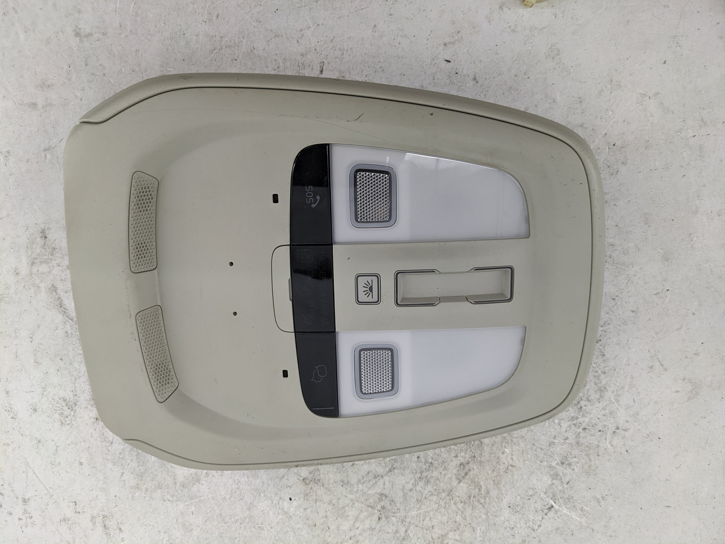 2023 Volvo S90 Overhead Roof Console Beige 1483134 - Oemusedautoparts1.com