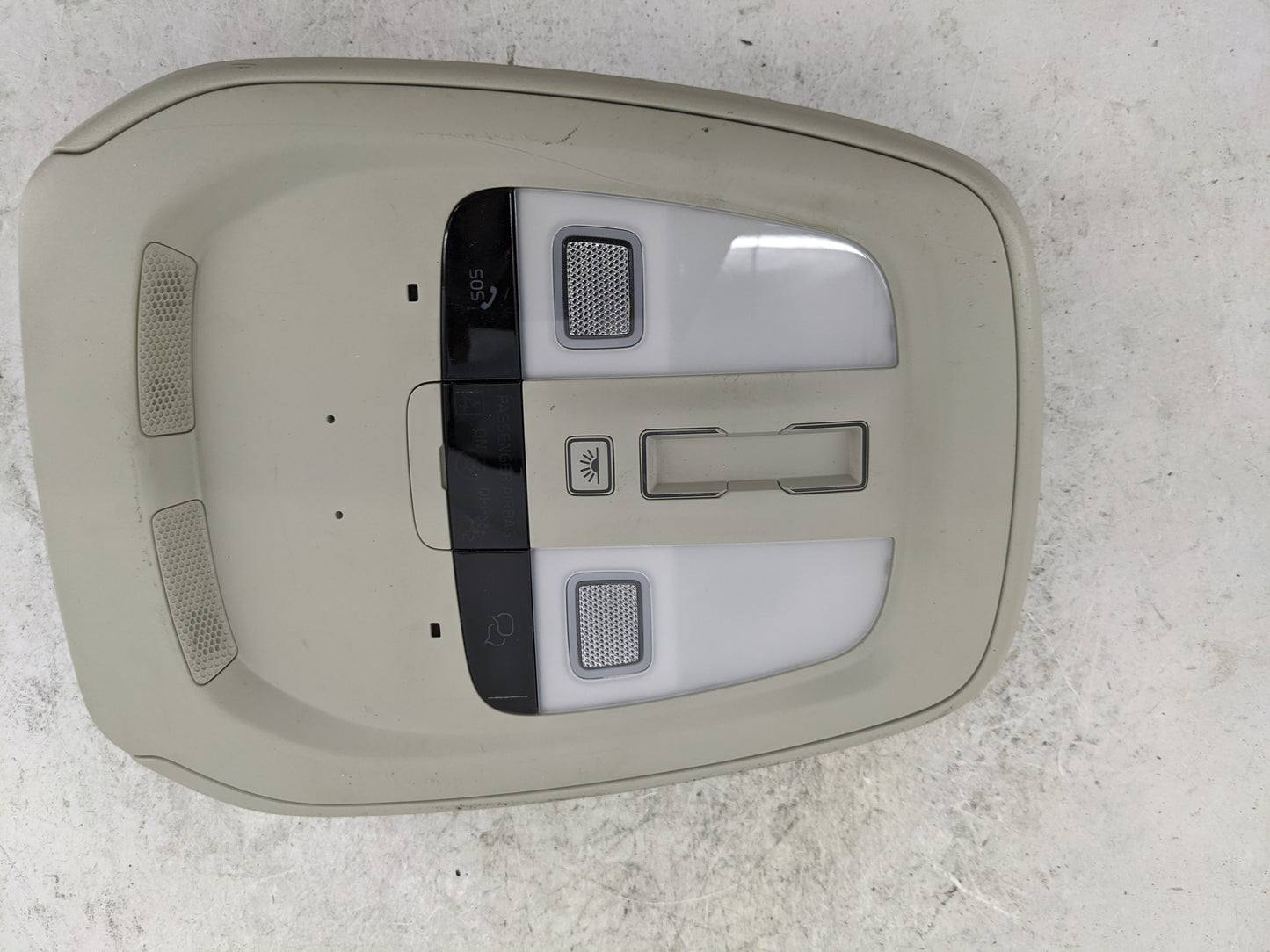 2023 Volvo S90 Overhead Roof Console Beige 1483134 - Oemusedautoparts1.com