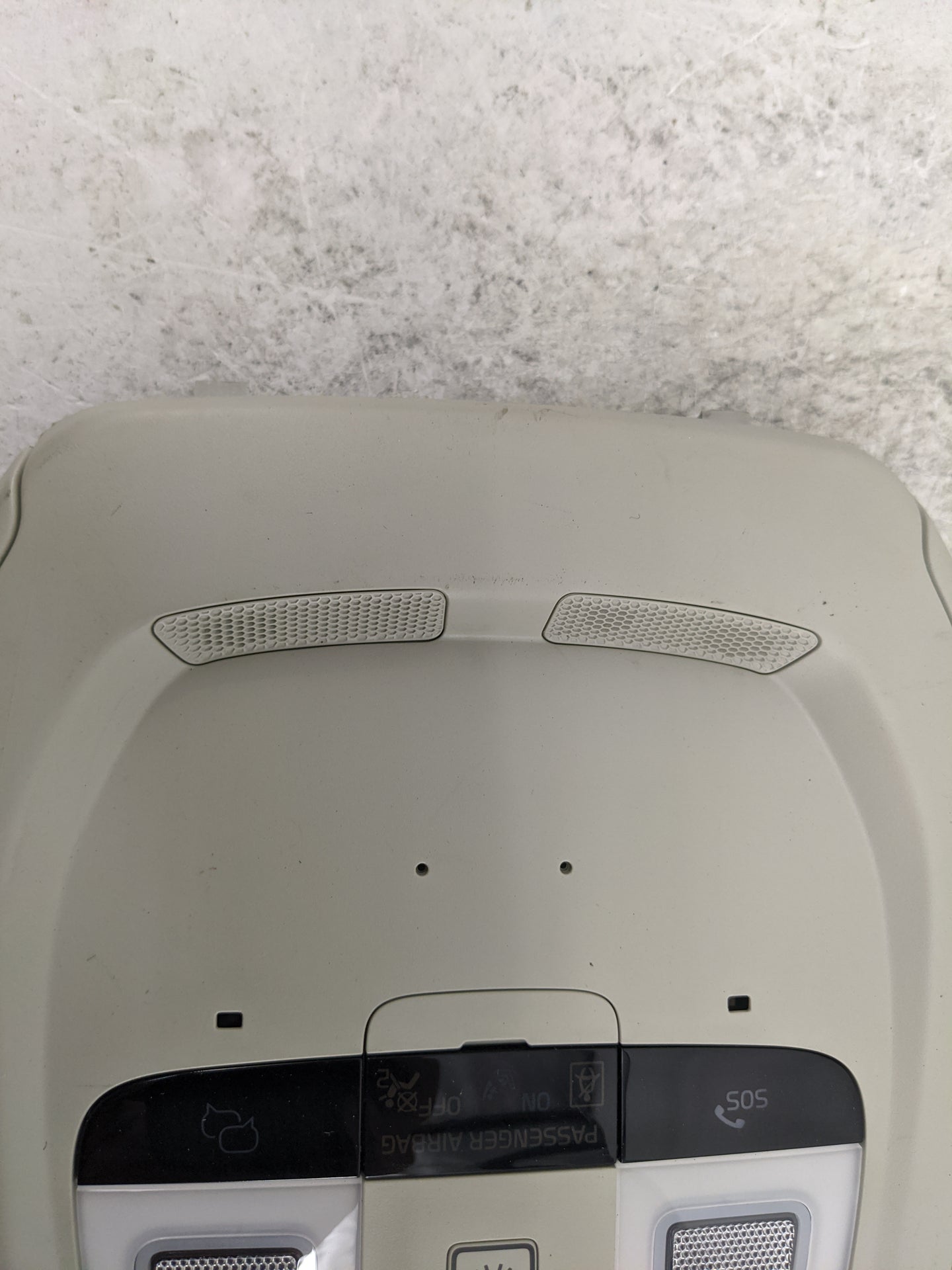 2023 Volvo S90 Overhead Roof Console Beige - Oemusedautoparts1.com