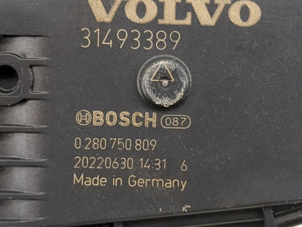 2023 Volvo S90 Throttle Body P/N:31493389 0280750809 Fits OEM Used Auto Parts - Oemusedautoparts1.com