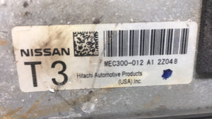 2013 Altima Nissan PCM Engine Control Computer ECU ECM PCU OEM P/N:MEC300-012 A1 Fits OEM Used Auto Parts - Oemusedautoparts1.com