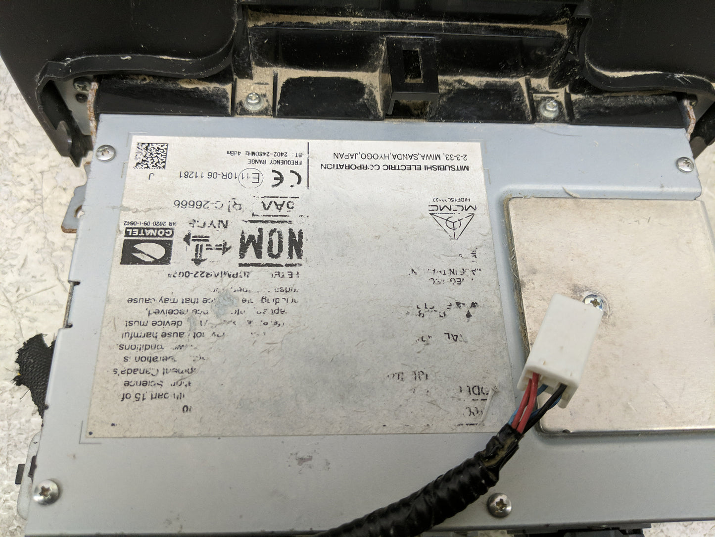 2024 Acura Integra Radio AM FM Cd Player Receiver Replacement P/N:8A100-3S5-A03-M1 Fits OEM Used Auto Parts - Oemusedautopar
