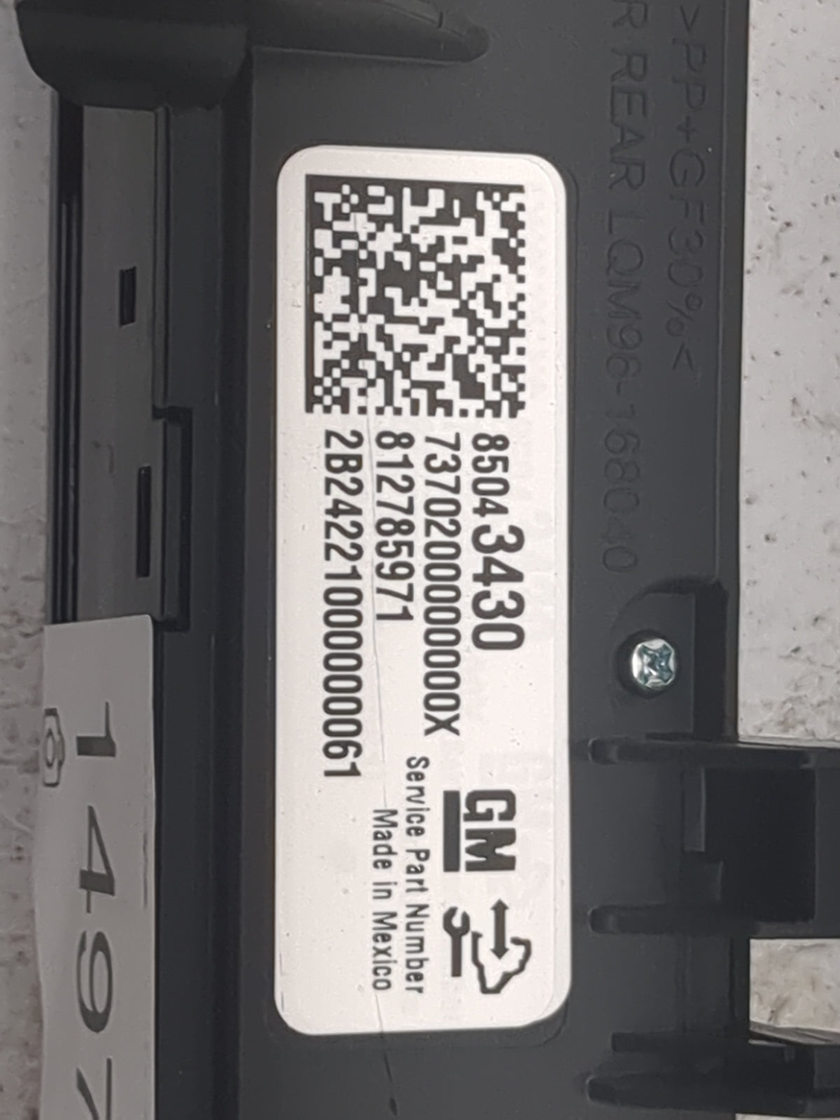 2024 Acura Zdx Climate Control Module Temperature AC/Heater Replacement P/N:85043430 737020000000X, 812785971 Fits OEM Used 