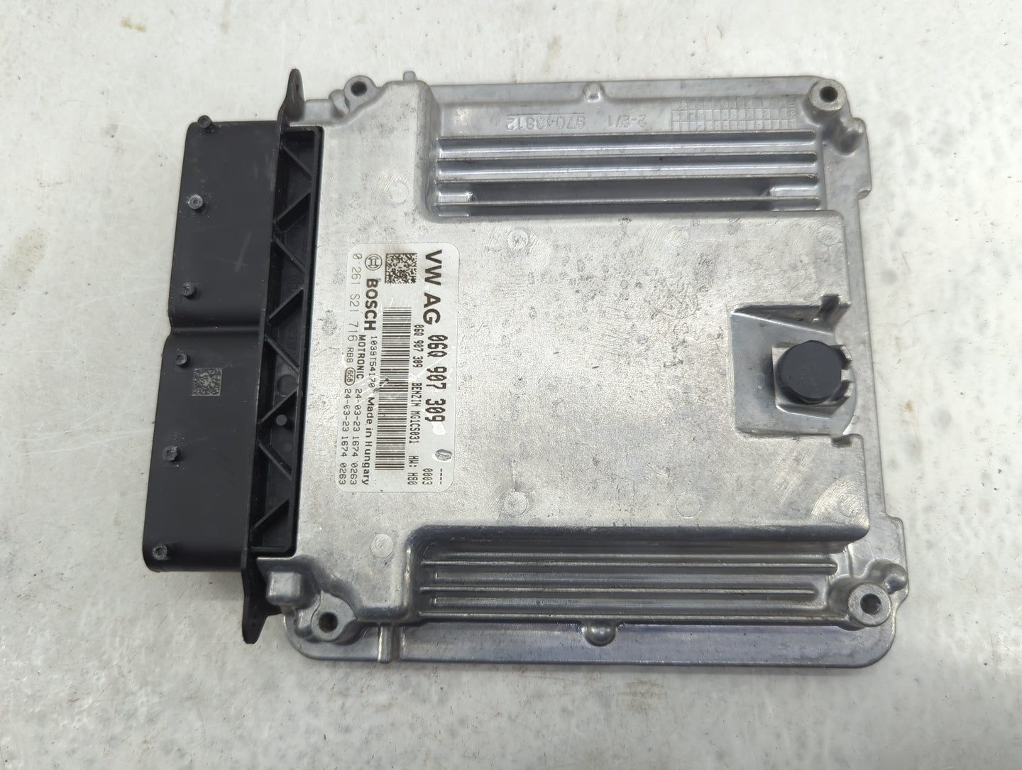 2024 Audi A3 PCM Engine Control Computer ECU ECM PCU OEM P/N:06Q907309 0261S21716 Fits OEM Used Auto Parts - Oemusedautopart