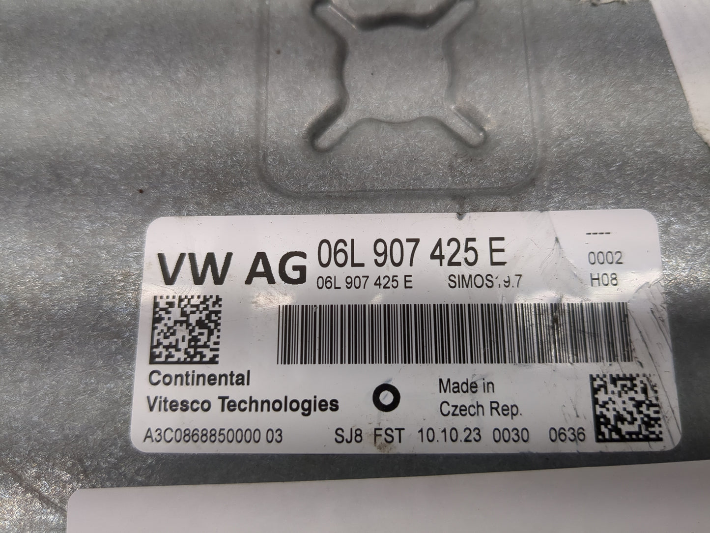 2024 Audi A4 PCM Engine Control Computer ECU ECM PCU OEM P/N:06L907425E Fits OEM Used Auto Parts - Oemusedautoparts1.com