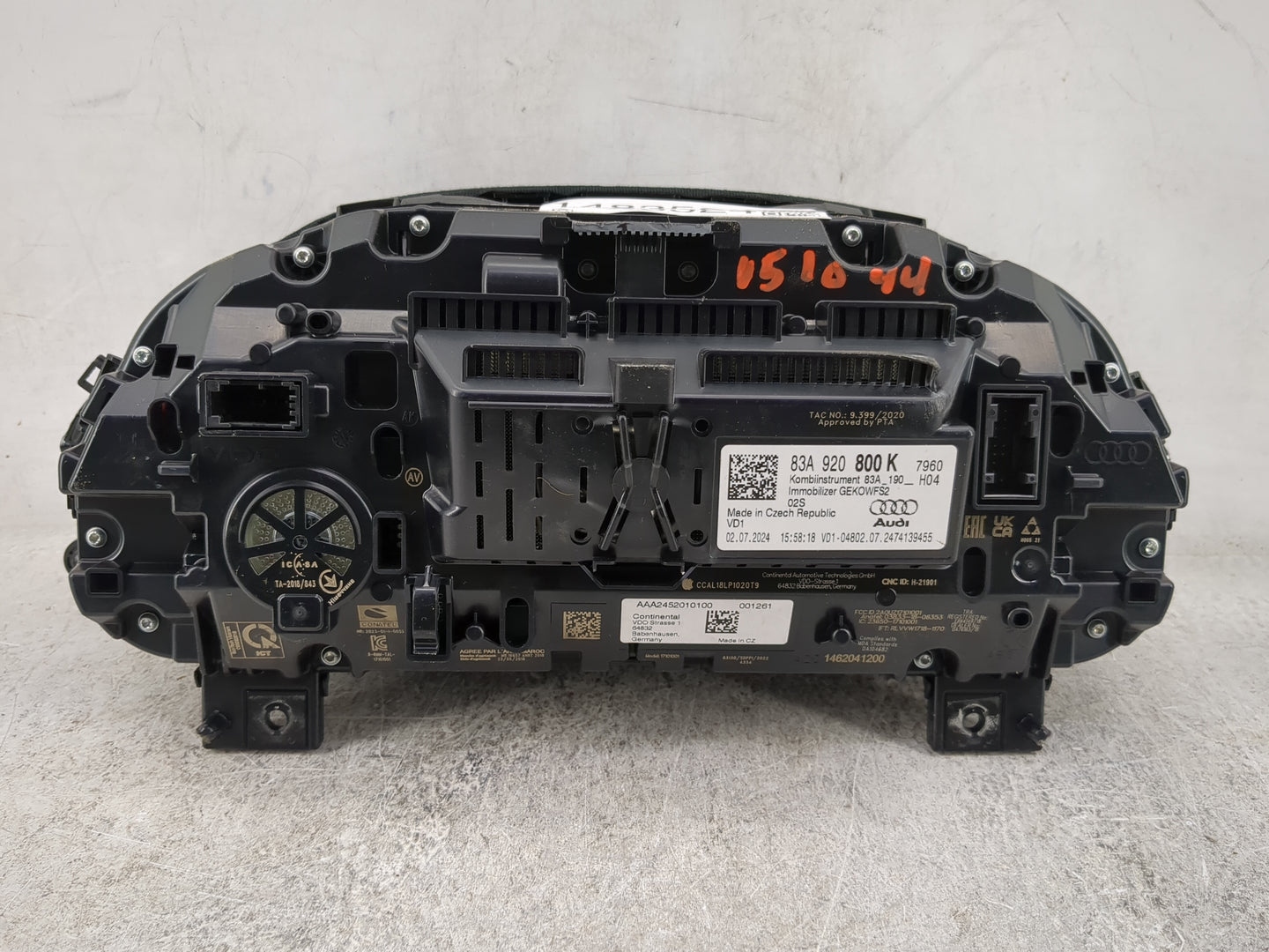 2024 Audi Q3 Instrument Cluster Speedometer Gauges P/N:83A920800K 83A_190_H04 Miles: Fits OEM Used Auto Parts - Oemusedautop