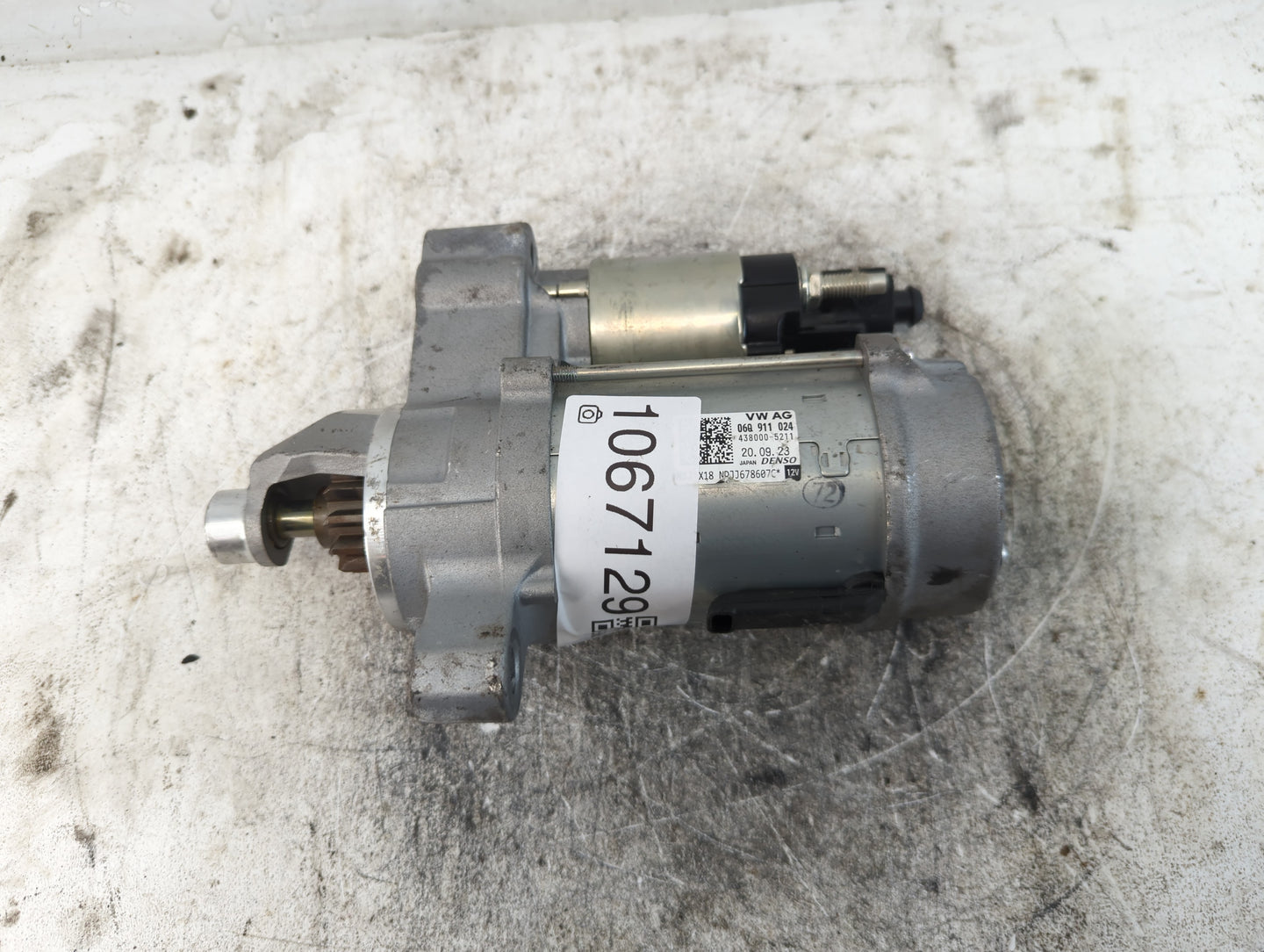 2021 Audi Q5 Car Starter Motor Solenoid OEM P/N:06Q 911 024 Fits OEM Used Auto Parts - Oemusedautoparts1.com