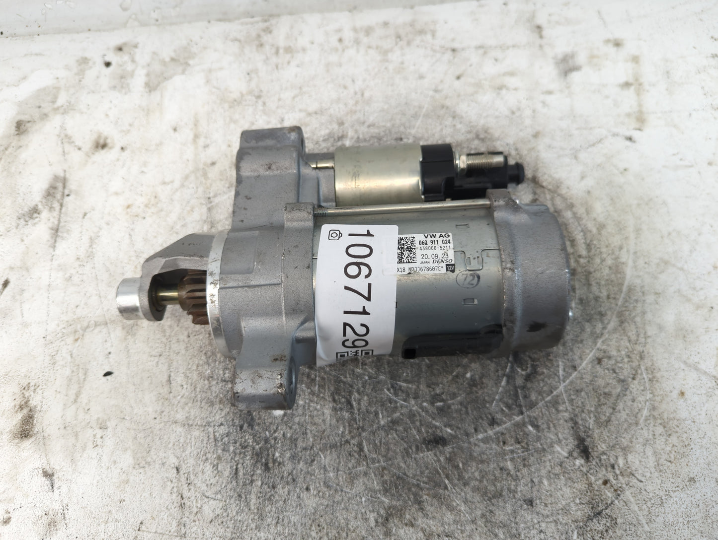 2021 Audi Q5 Car Starter Motor Solenoid OEM P/N:06Q 911 024 Fits OEM Used Auto Parts - Oemusedautoparts1.com