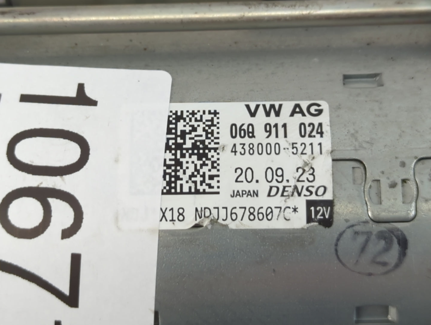 2021 Audi Q5 Car Starter Motor Solenoid OEM P/N:06Q 911 024 Fits OEM Used Auto Parts - Oemusedautoparts1.com