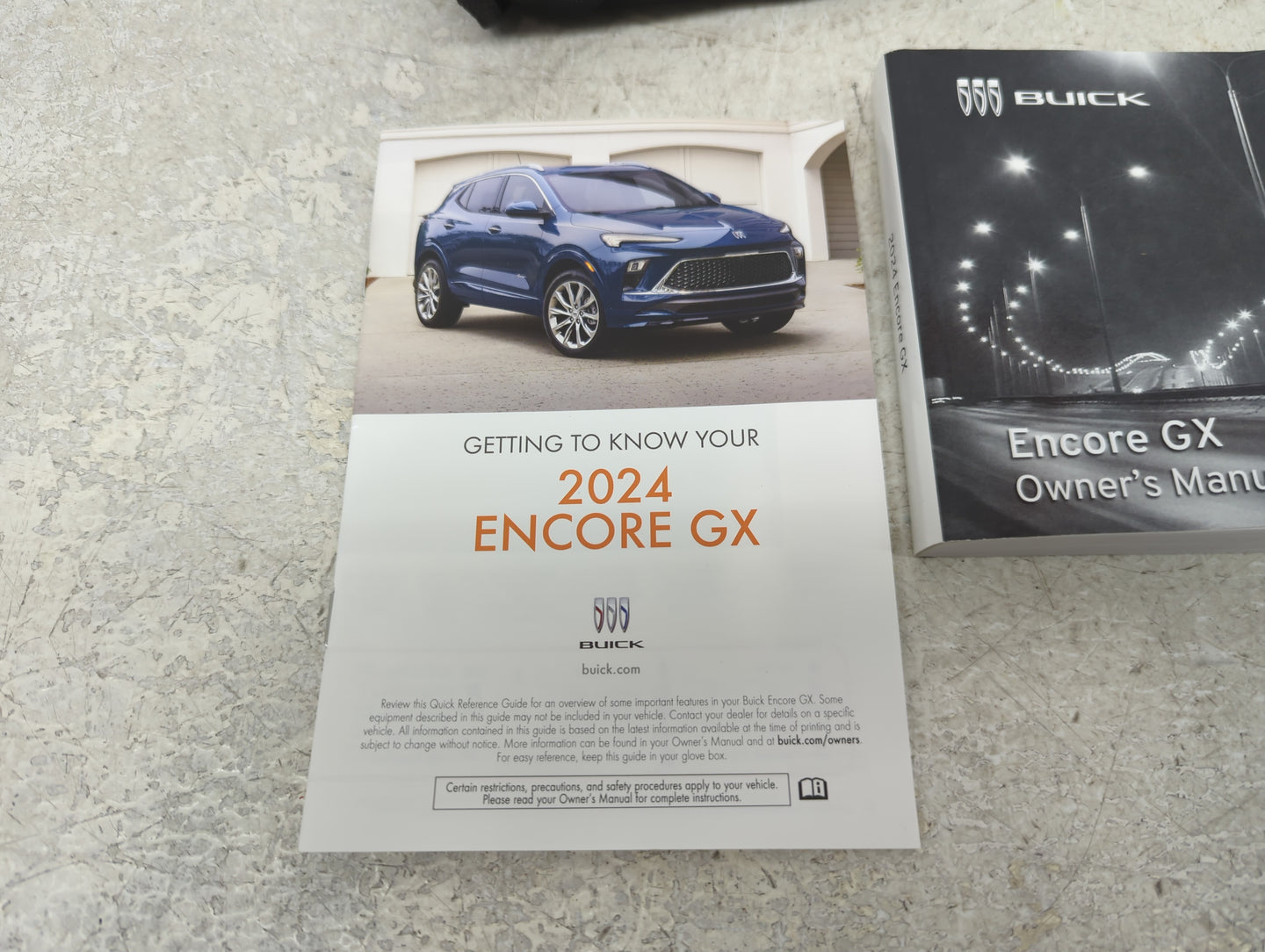 2024 Buick Encore Gx Owners Manual Book Guide P/N:8497018A OEM Used Auto Parts - Oemusedautoparts1.com