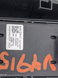 2024 Buick Envista Master Power Window Switch Replacement Driver Side Left P/N:84512940 D1A188A, 968A01 Fits OEM Used Auto P