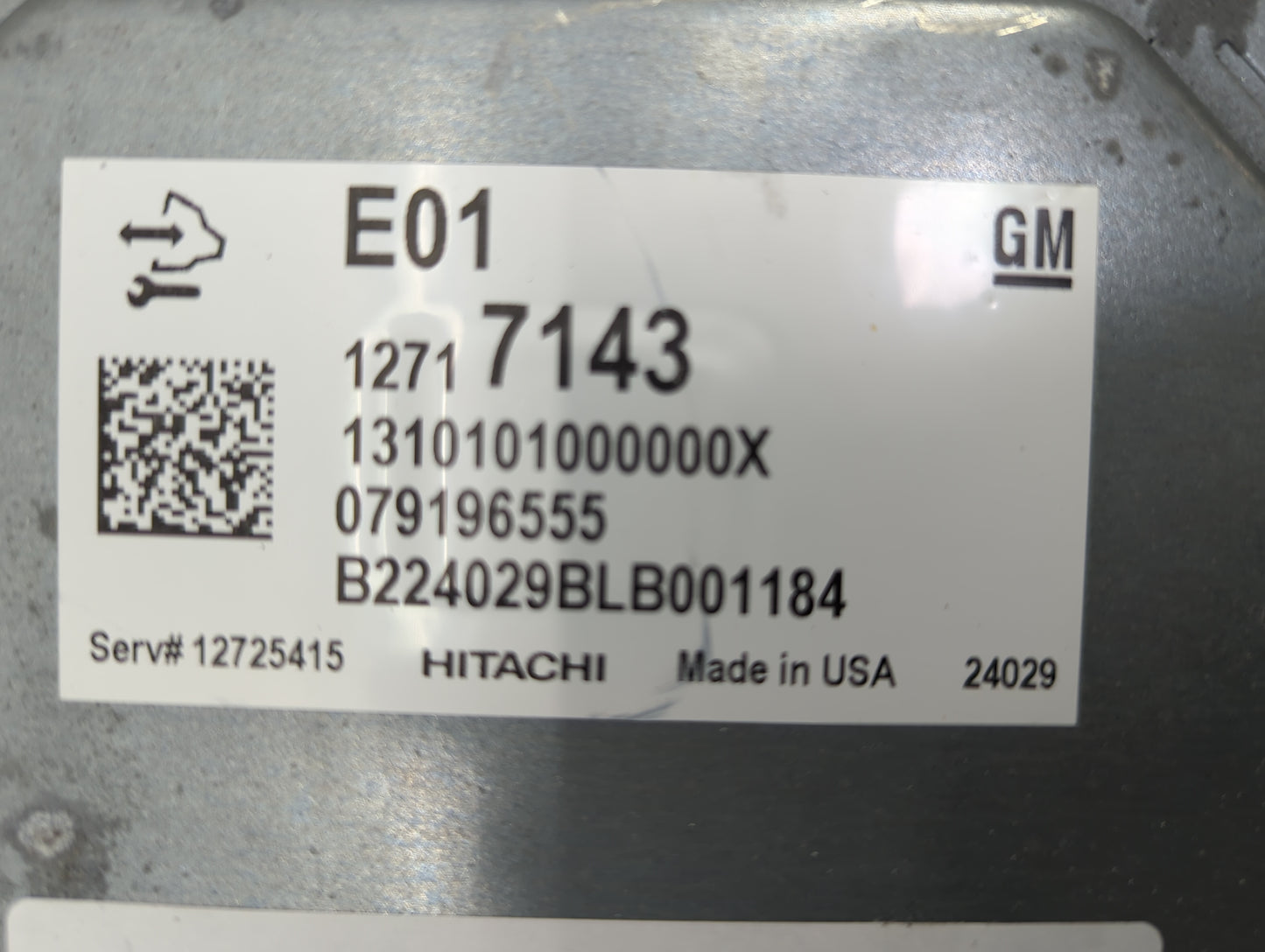 2024 Cadillac Ct4 PCM Engine Control Computer ECU ECM PCU OEM P/N:12717143 1310101000000X, 079196555, B224029BLB001184 Fits 