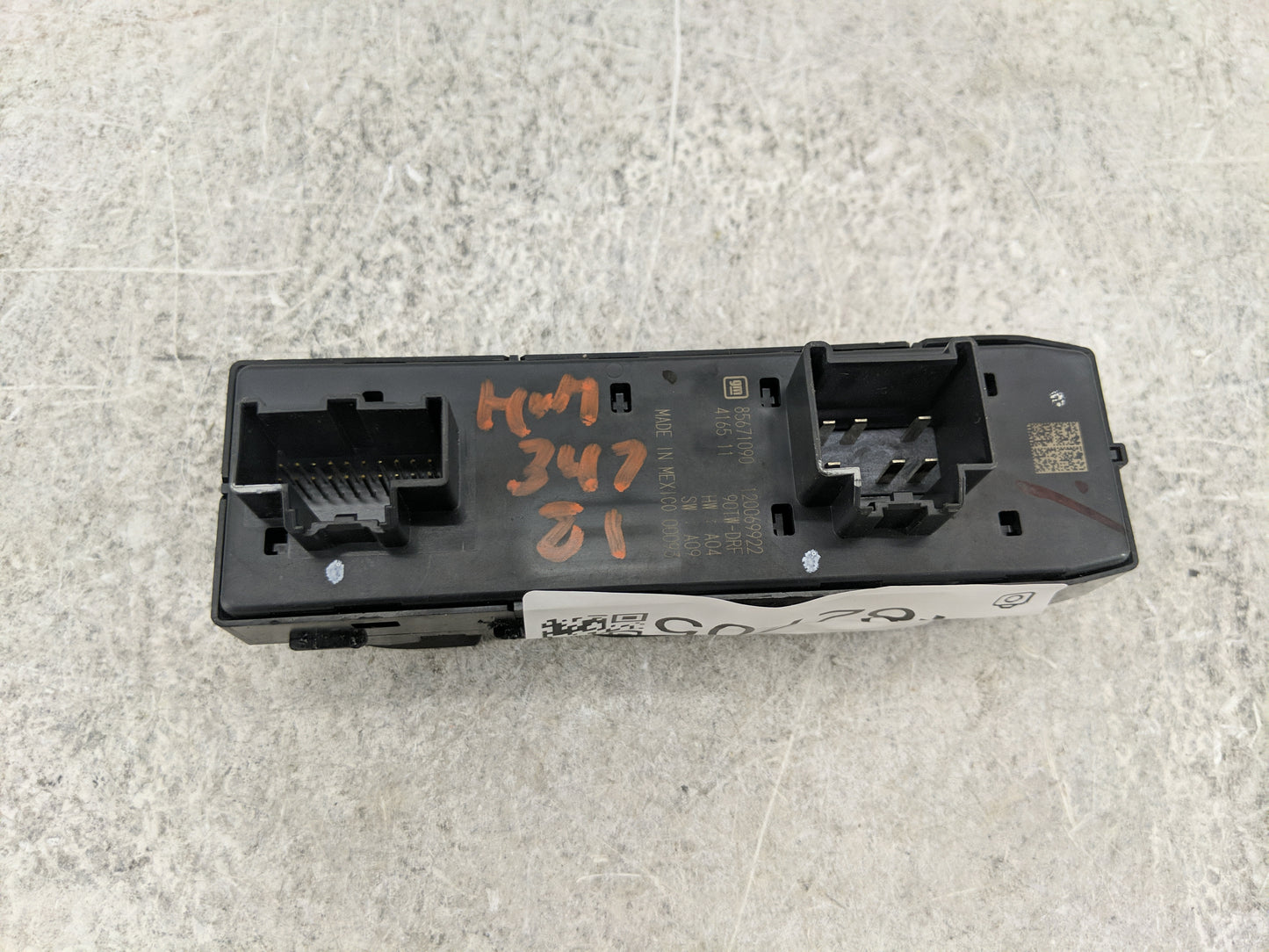 2024 Cadillac Xt4 Master Power Window Switch Replacement Driver Side Left P/N:85671090 120069922 Fits OEM Used Auto Parts - 
