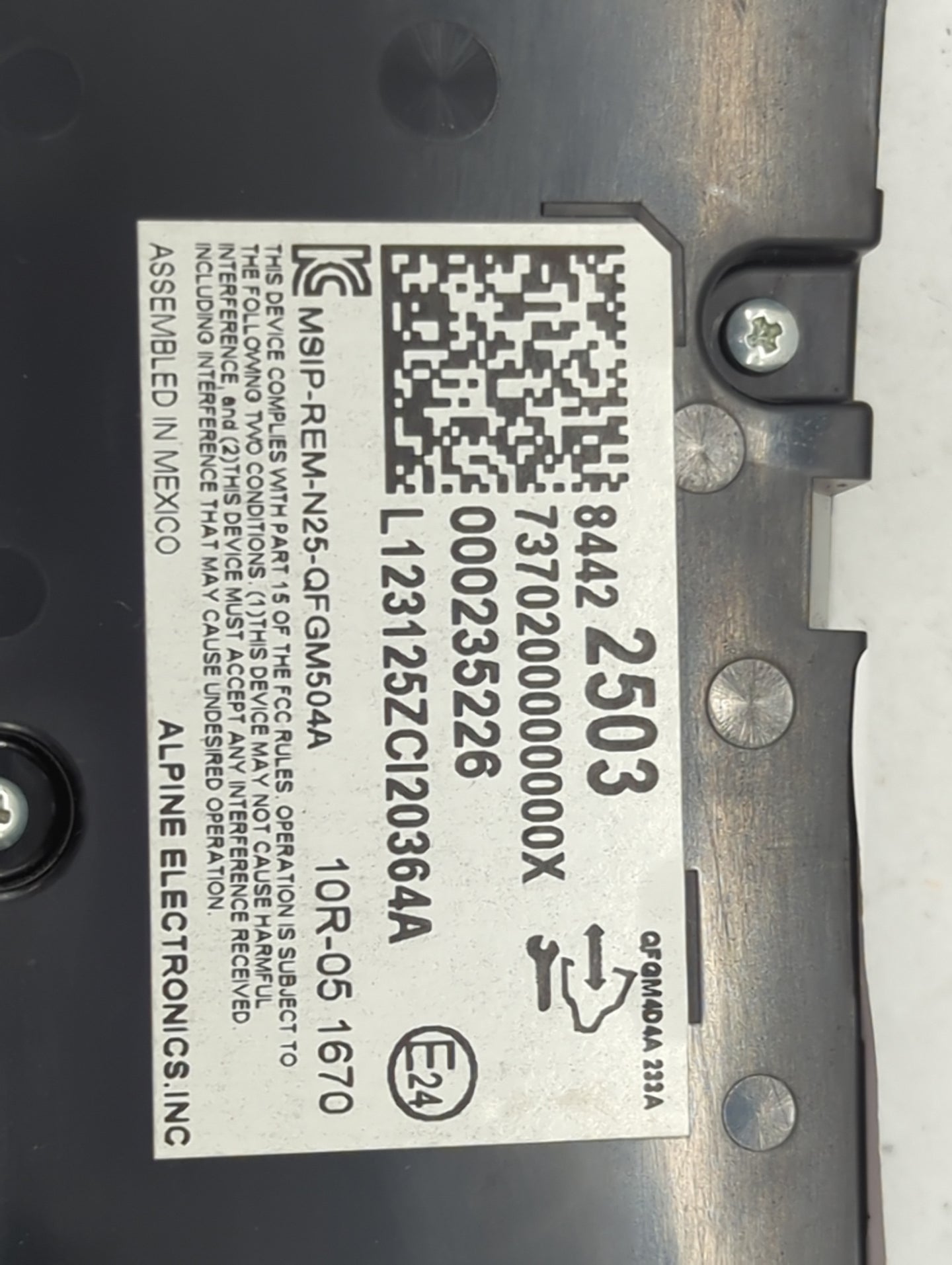 2020-2022 Chevrolet Equinox Climate Control Module Temperature AC/Heater Replacement P/N:84422503 Fits Fits 2020 2021 2022 O