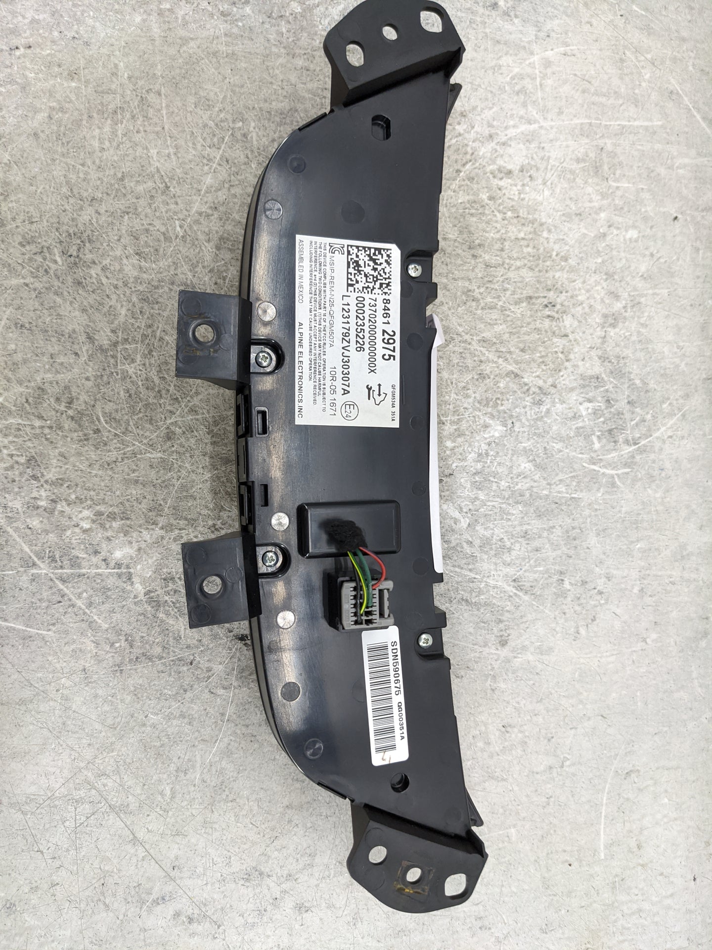 2020-2022 Chevrolet Equinox Climate Control Module Temperature AC/Heater Replacement P/N:84612975 QFGM534A Fits OEM Used Aut