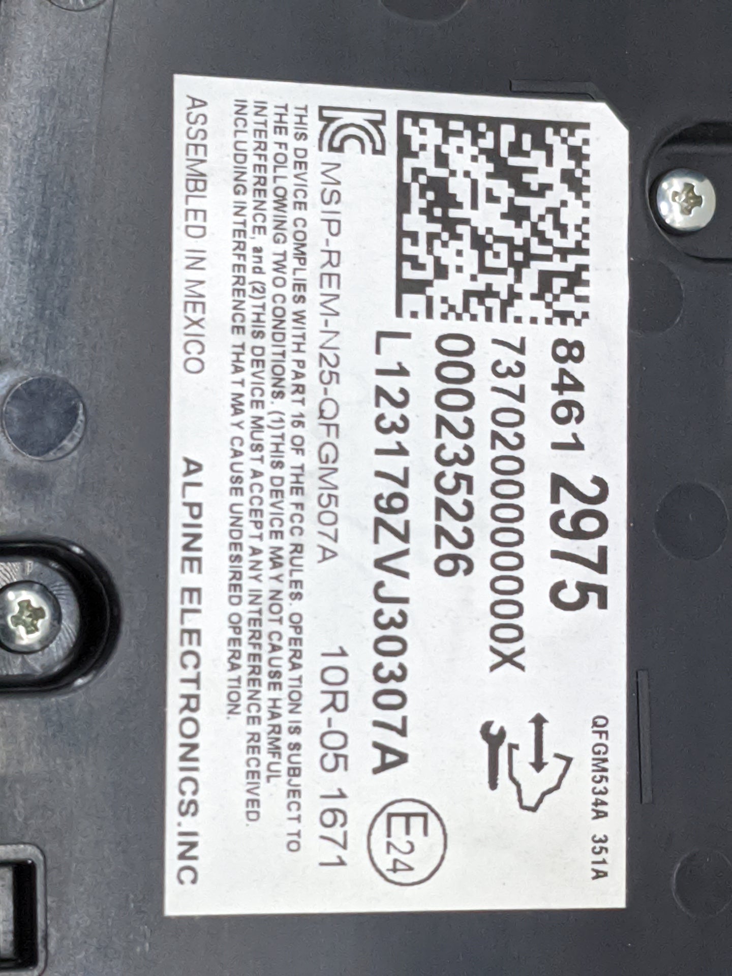 2020-2022 Chevrolet Equinox Climate Control Module Temperature AC/Heater Replacement P/N:84612975 QFGM534A Fits OEM Used Aut