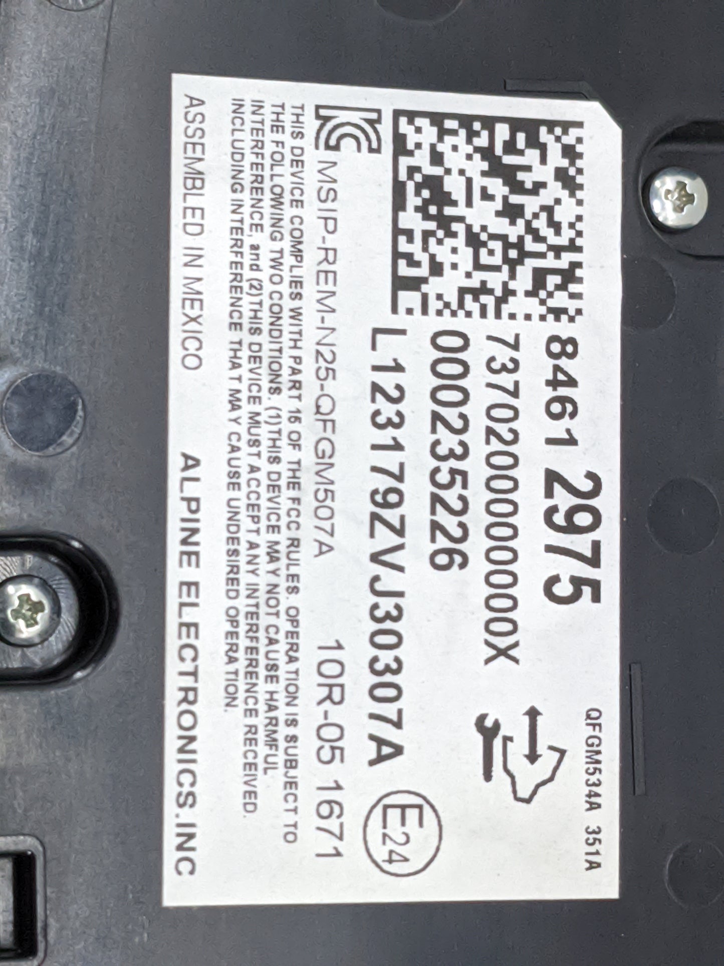 2020-2022 Chevrolet Equinox Climate Control Module Temperature AC/Heater Replacement P/N:84612975 QFGM534A Fits OEM Used Aut