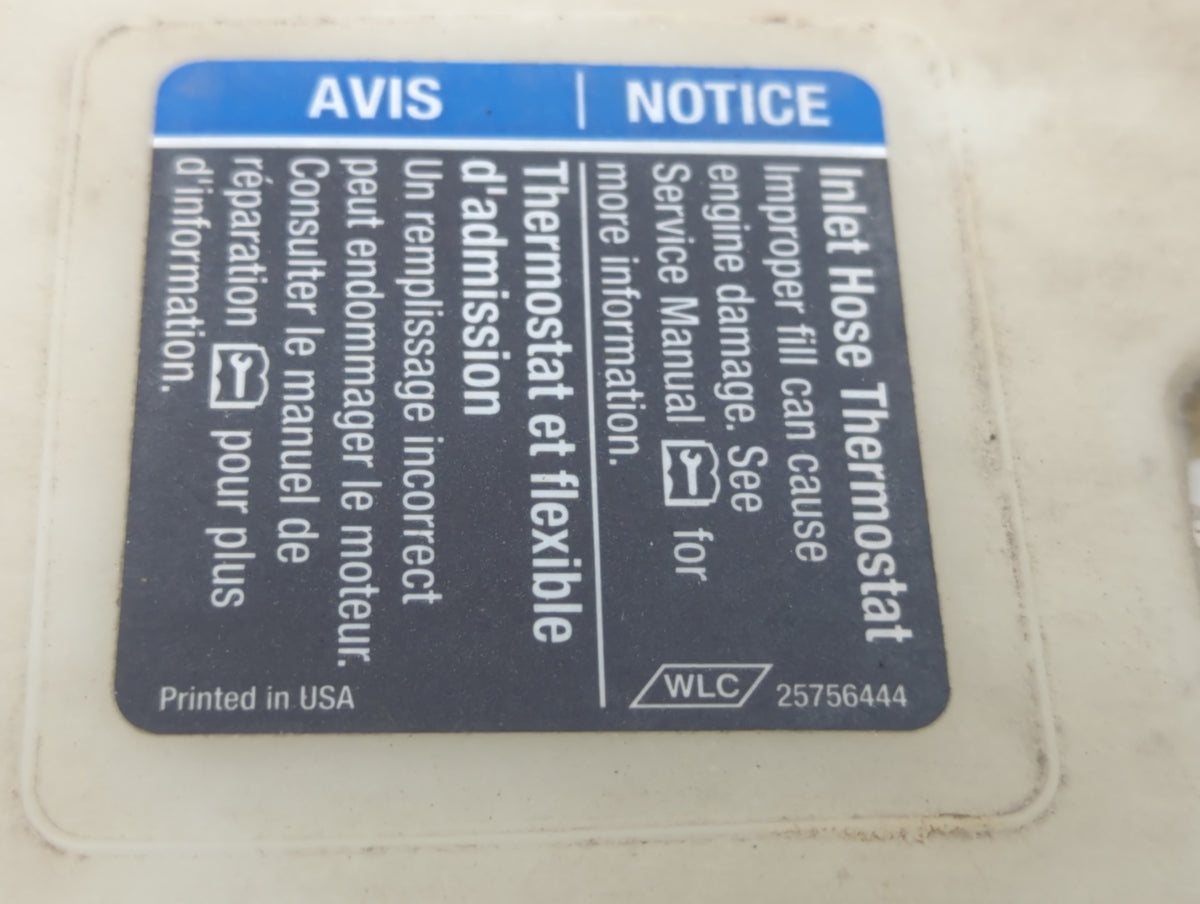 2003 Express 3500 Radiator Coolant Overflow Expansion Tank Bottle - Oemusedautoparts1.com